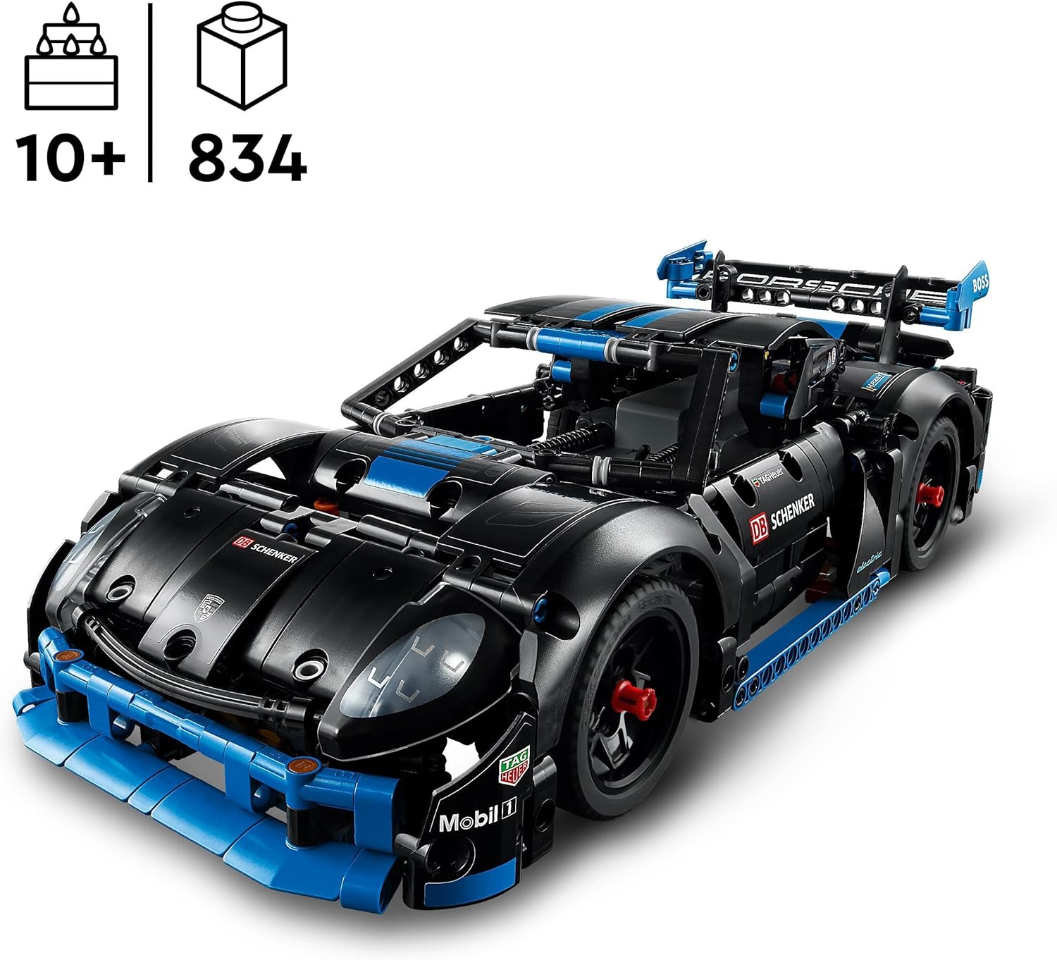 LEGO Technic Porsche GT4 e-Performance Race Car - Remote-Controlled Building Set for Ages 10+ 6