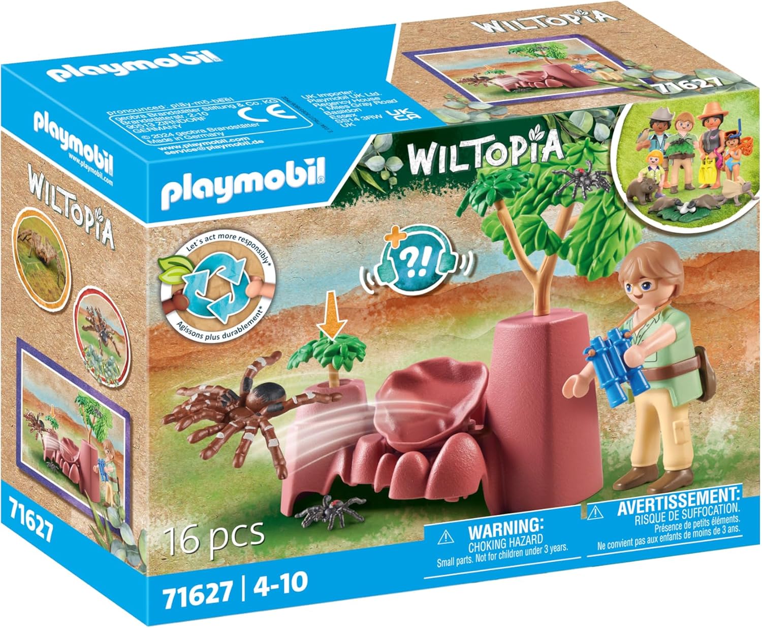 Playmobil 71627 Wiltopia Spider Rocks Playset - Action-Packed Spider Adventure for Kids 4+ 4