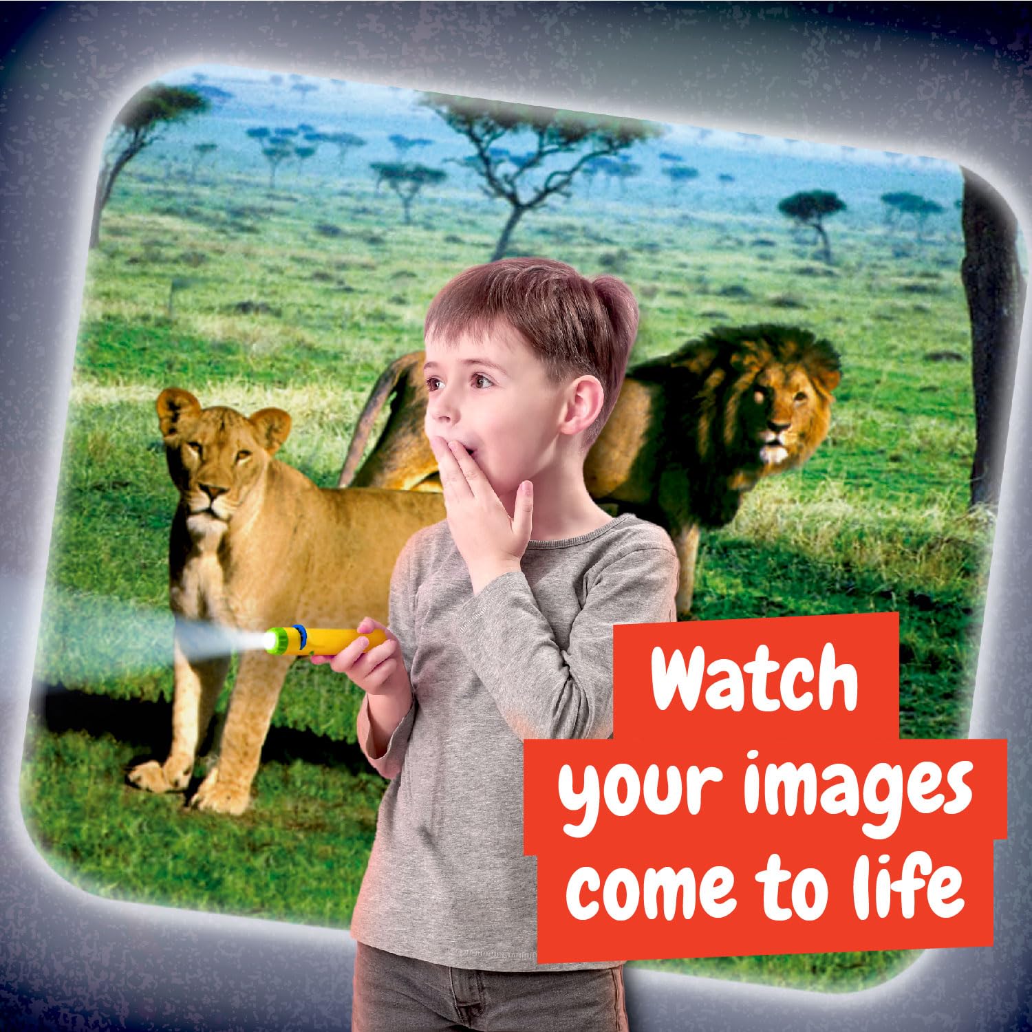 Science4you Animal Torch Projector for Children 4+ Years - Educational Animal Slide Light Projector Toy 6