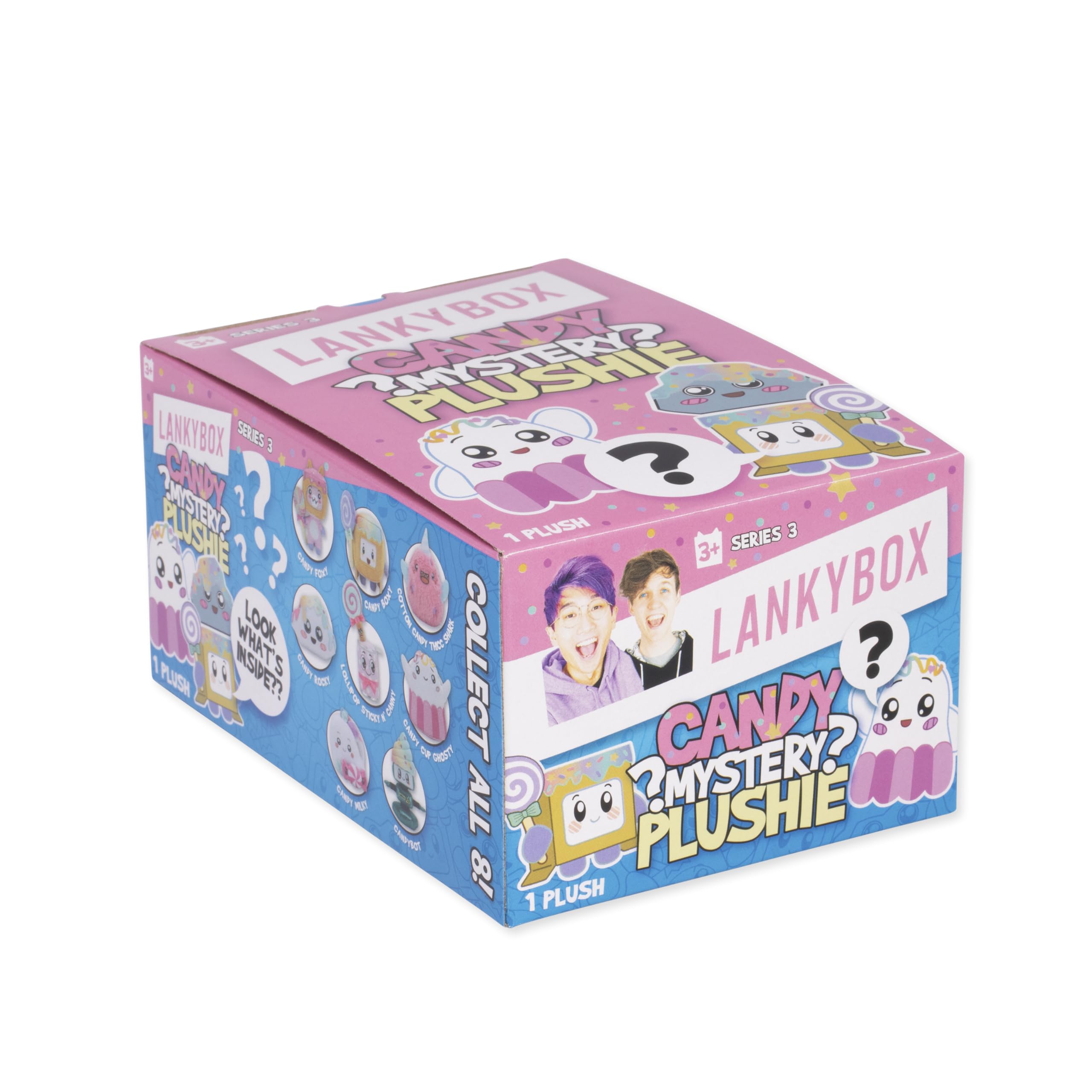LankyBox Mystery Plush - Candy Collection Mini Plush Blind Box for Kids 3+ 6
