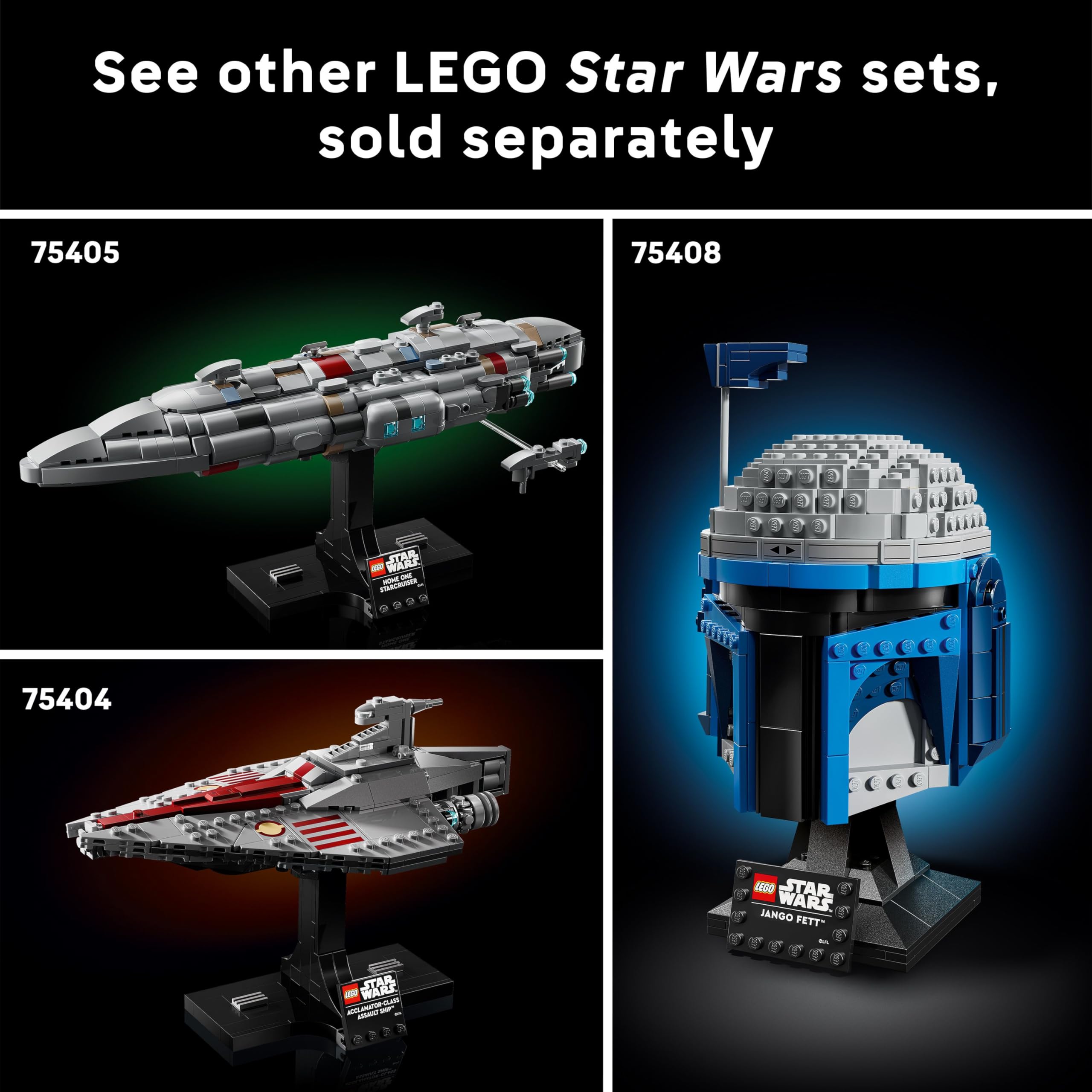 LEGO Star Wars 75407 Brick-Built Star Wars Logo - Collectible Building Set for Adults 12