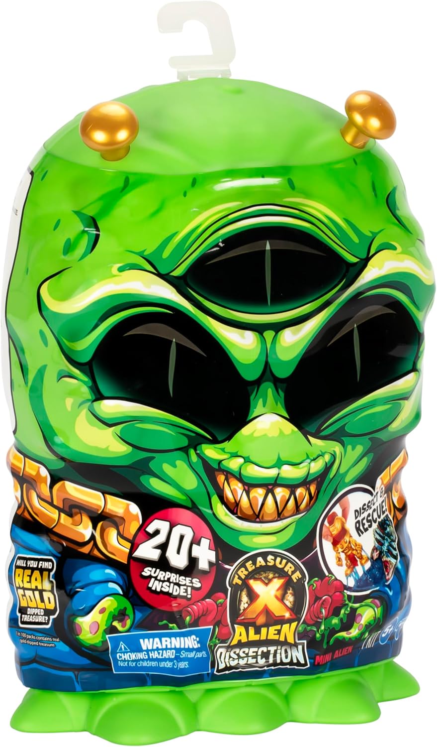 Treasure X Mini Alien Dissection - 8" Alien Adventure with 20+ Surprises 8