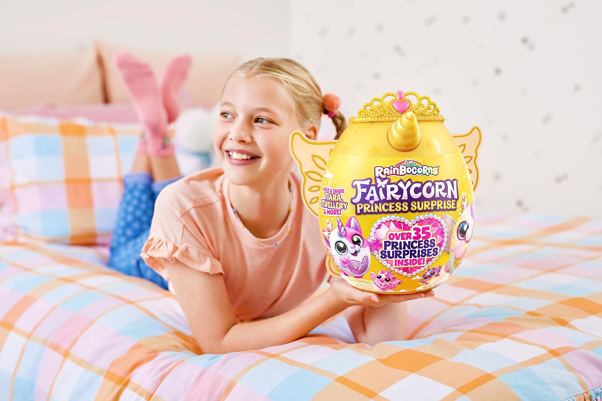 Rainbocorns Fairycorn Princess Series 6 Tee-Are the Kitty - Collectible Plush with Magical Surprises & Wearable Wings 4