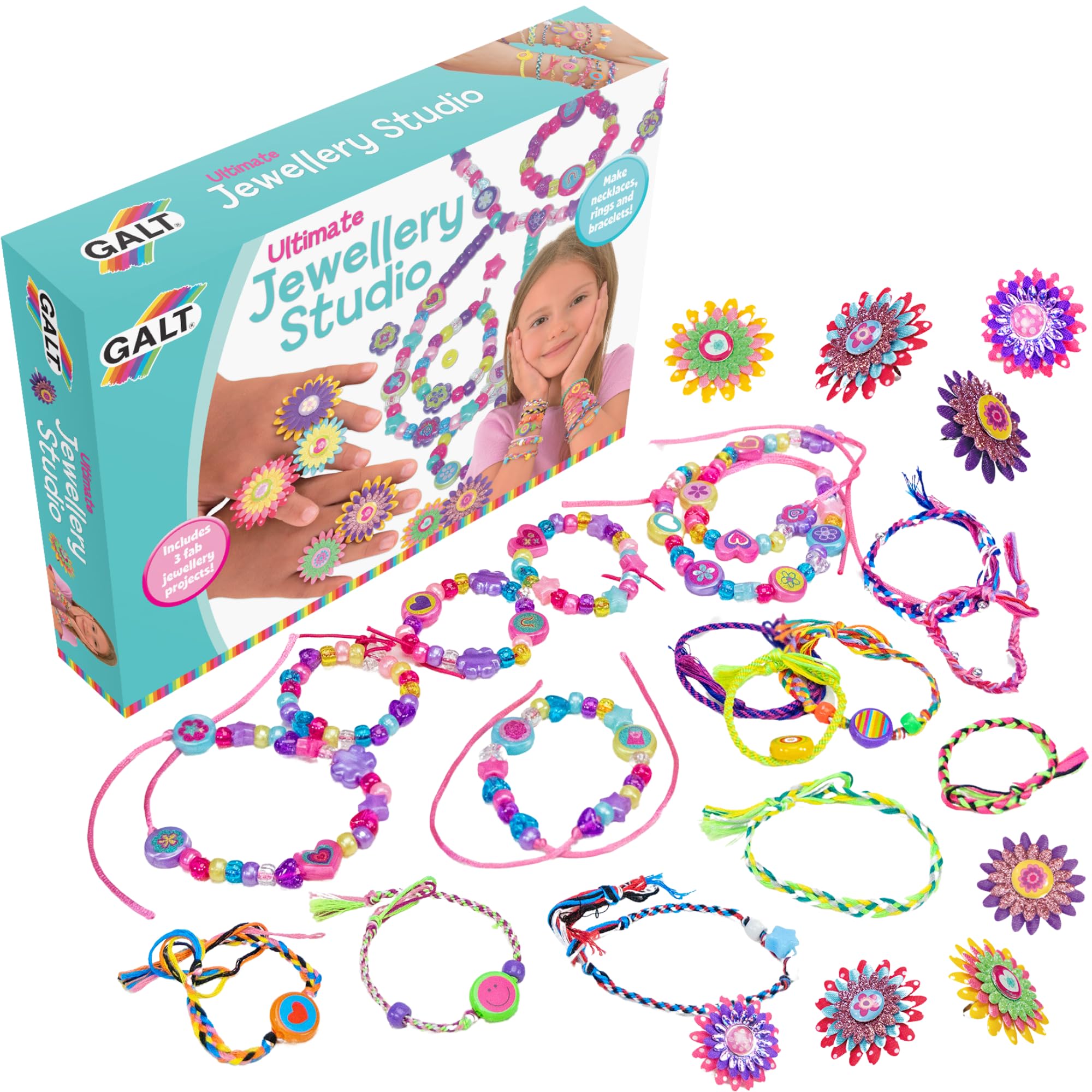 Galt Ultimate Jewellery Studio - Create Your Own Jewellery Craft Kit for Kids