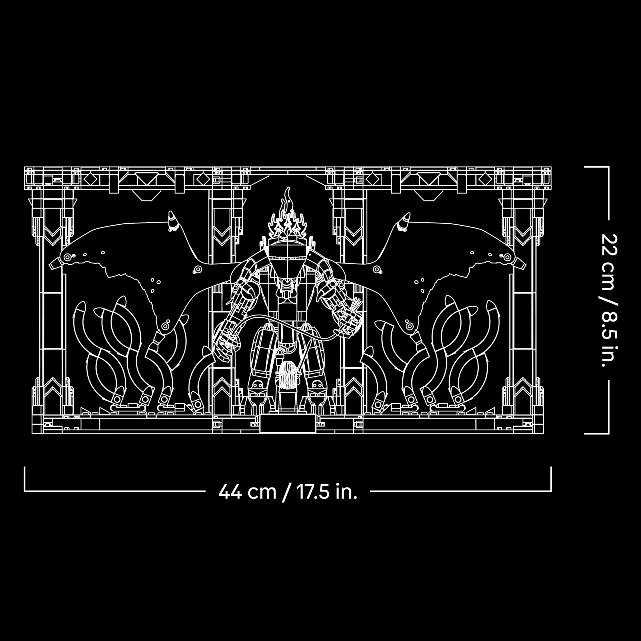 LEGO Icons The Lord of the Rings: Balrog Book Nook - Building Set for Adults 6