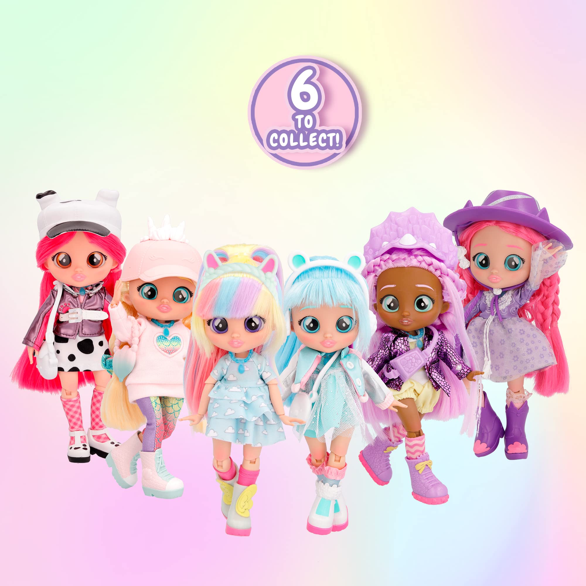 BFF by Cry Babies Kristal - Collectible Fashion Doll with Long Hair & 9 Accessories, Age 5+ 6