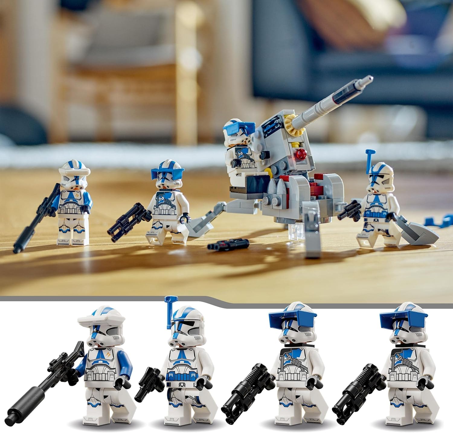 LEGO 75345 Star Wars 501st Clone Troopers Battle Pack Set, Buildable Toy with AV 5
