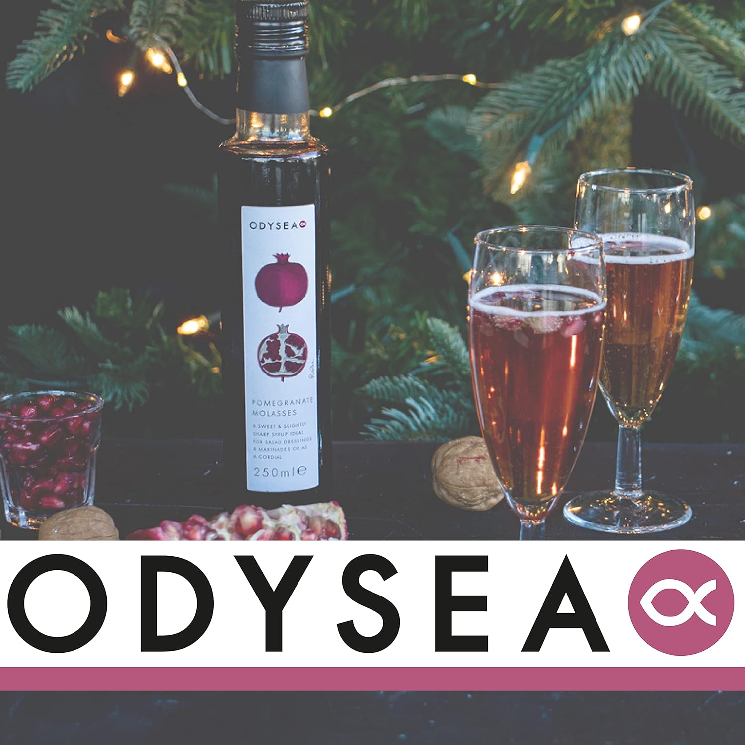 Odysea Pomegranate Molasses, Glass Bottle, 250 ml