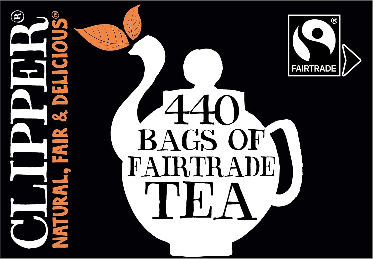 Clipper Fairtrade Everyday One Cup Teabags (440 Teabags)
