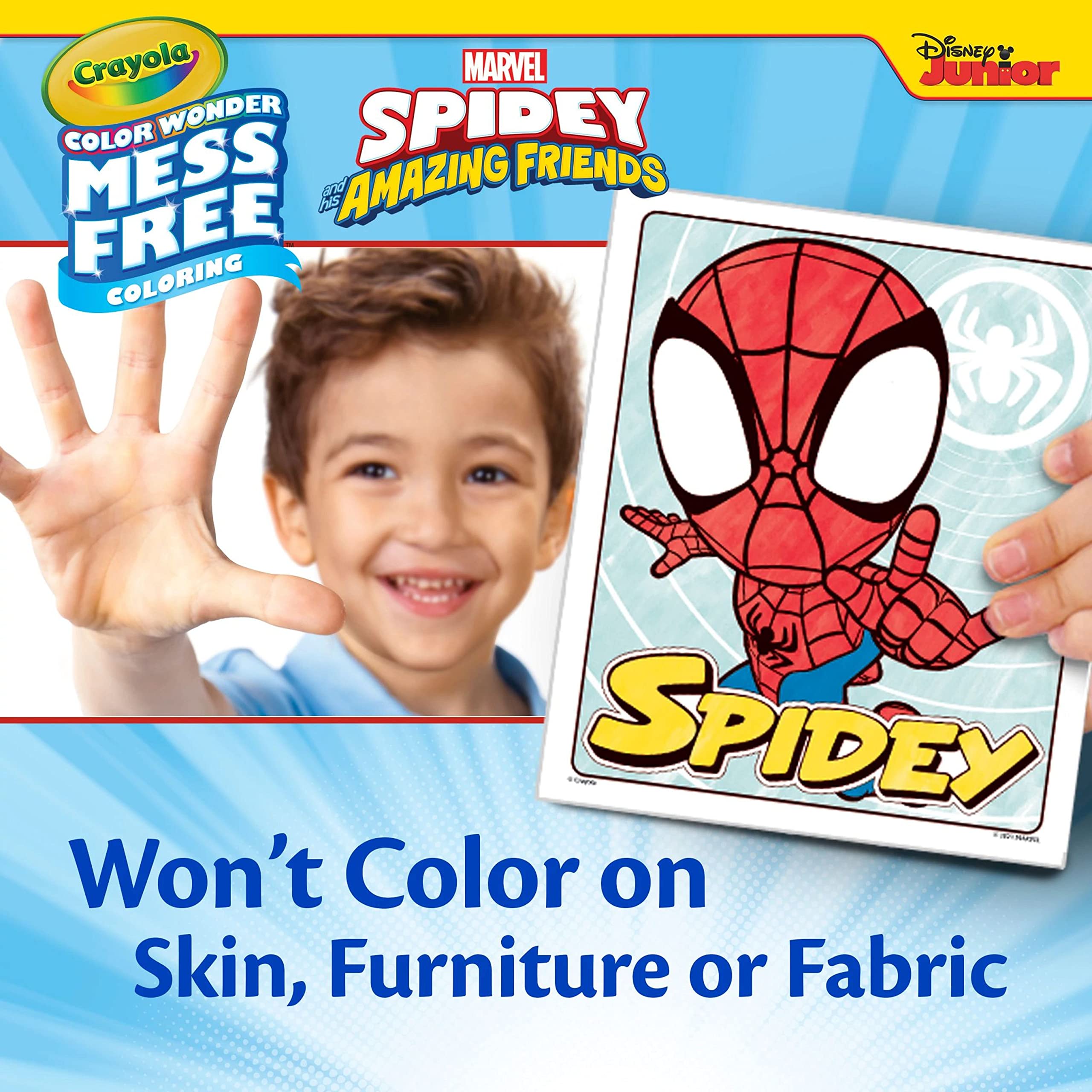 CRAYOLA Color Wonder - Marvel Spidey and His Amazing Friends Mess-Free Coloring Set 6