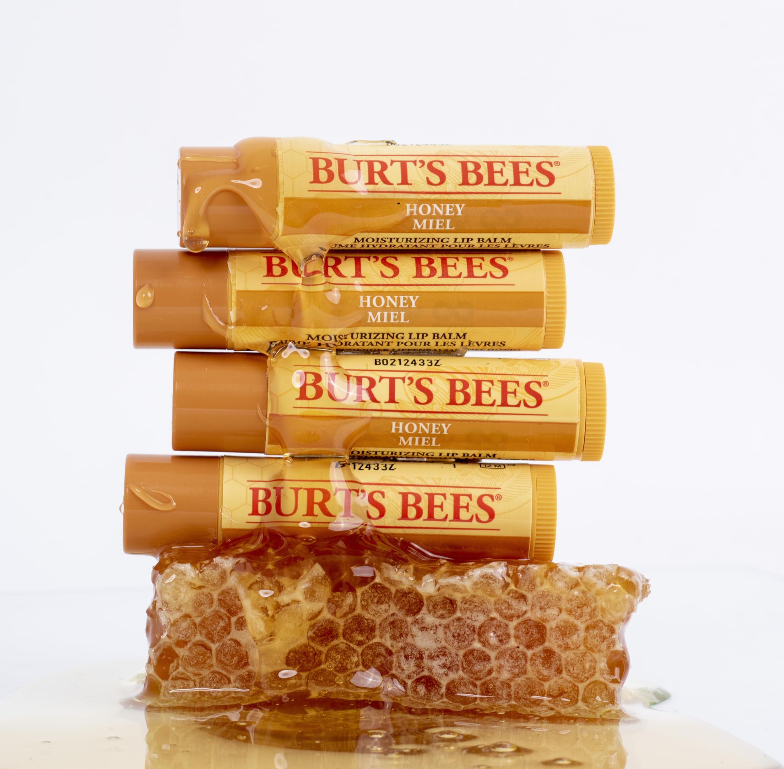 Burt's Bees Honey Lip Balm, 100% Natural Moisturizer with Beeswax & Vitamin E, 4.25g 6