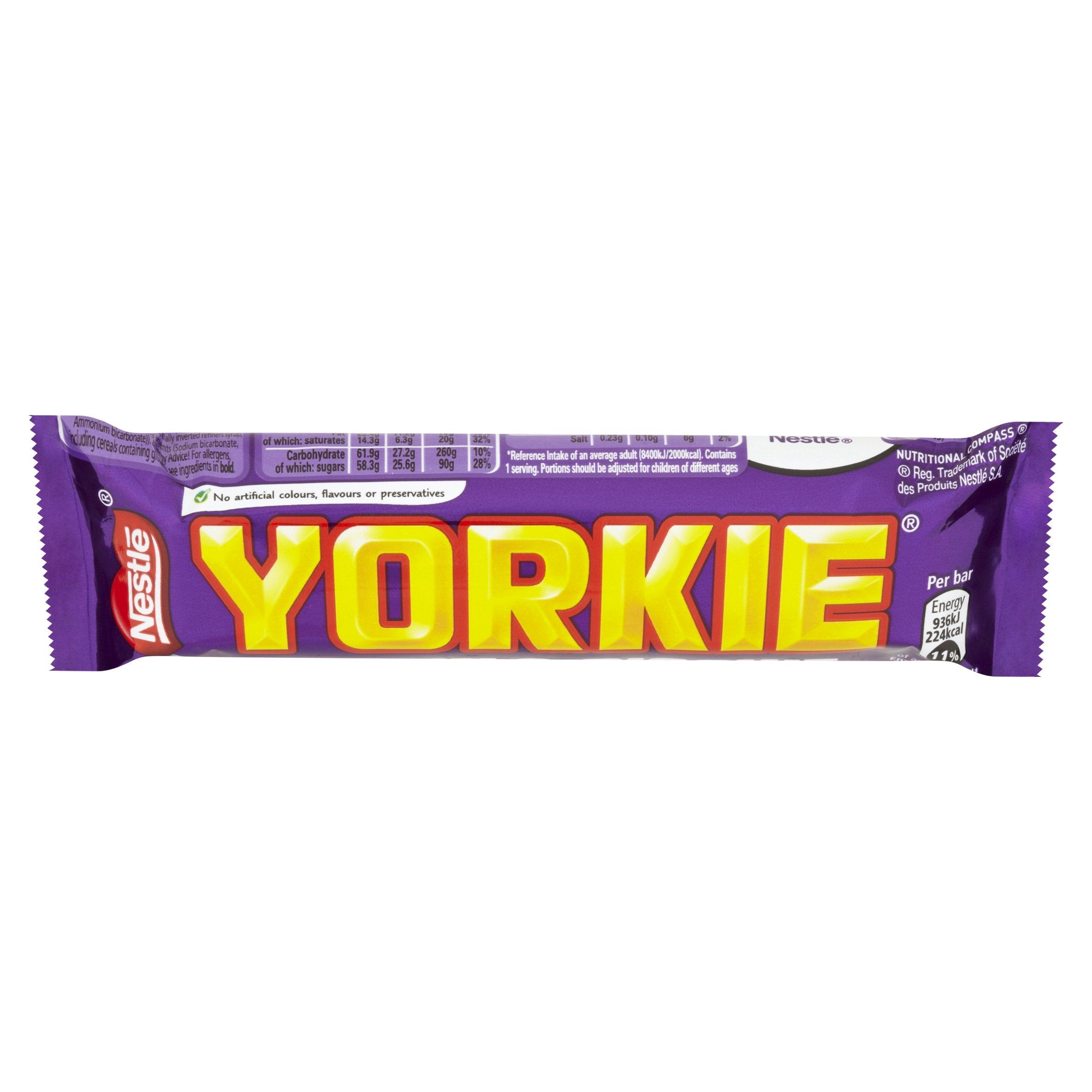 Yorkie Raisin & Biscuit Chocolate Bar, 44g 8