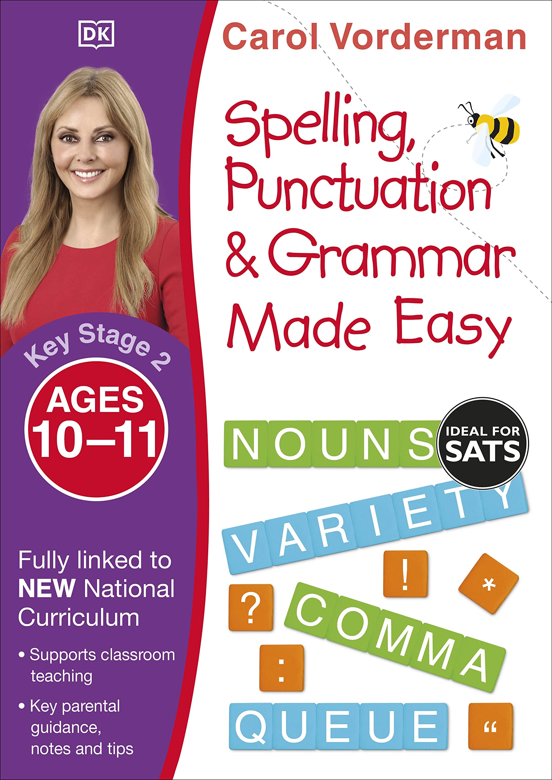 Penguin Spelling, Punctuation & Grammar Made Easy Workbook - Ages 10-11 (Key Stage 2) | Carol Vorderman