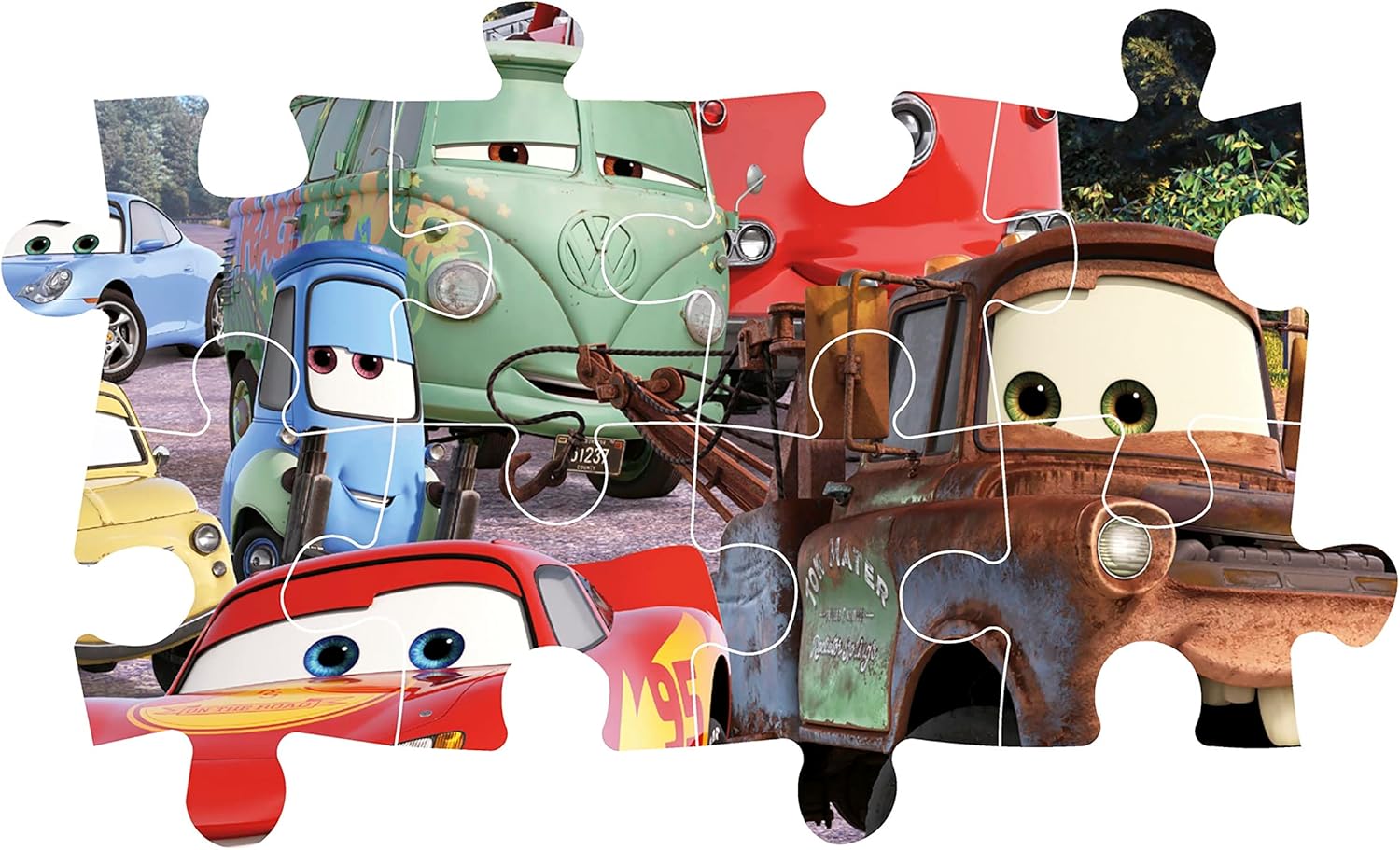 Clementoni Disney Cars On The Road 24-Piece Puzzle - Extra-Large Pieces for Kids 6