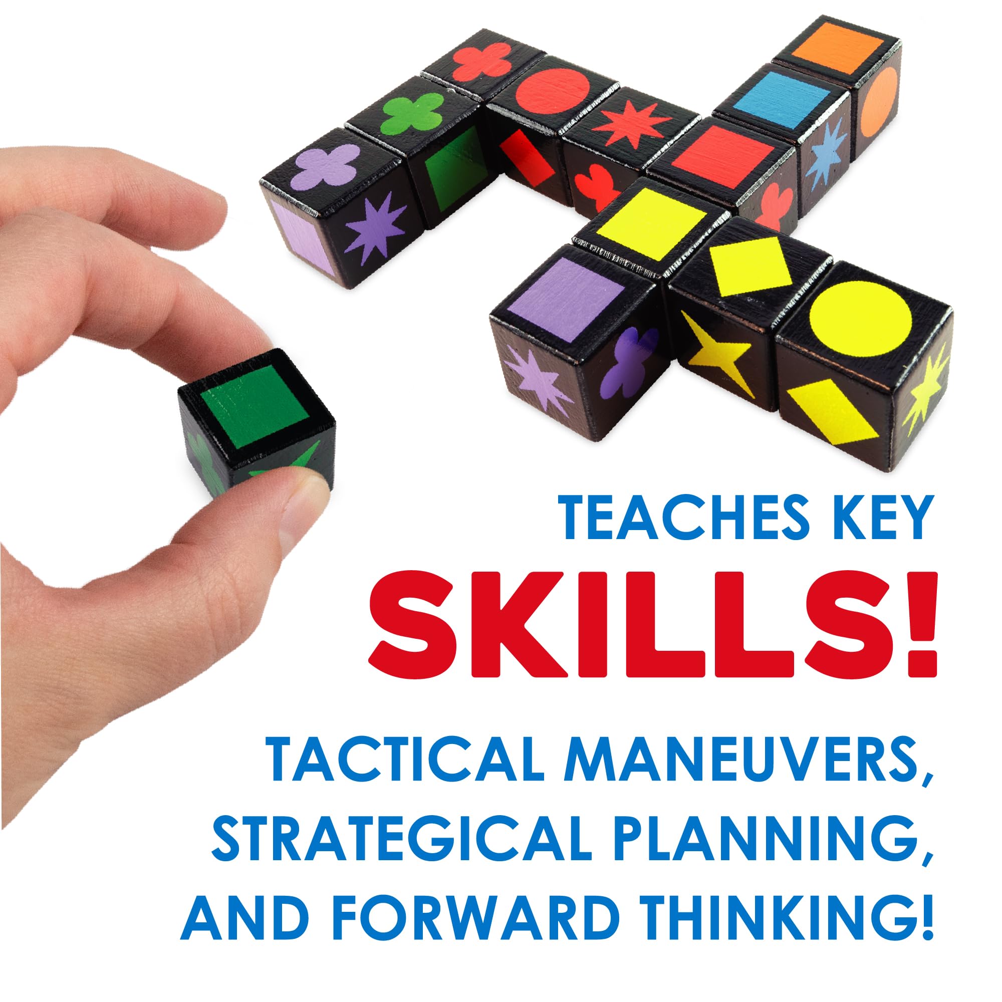 MindWare Qwirkle Cubes Miniature Game | Ages 6+ | 2-4 Players | 45 Minutes 5