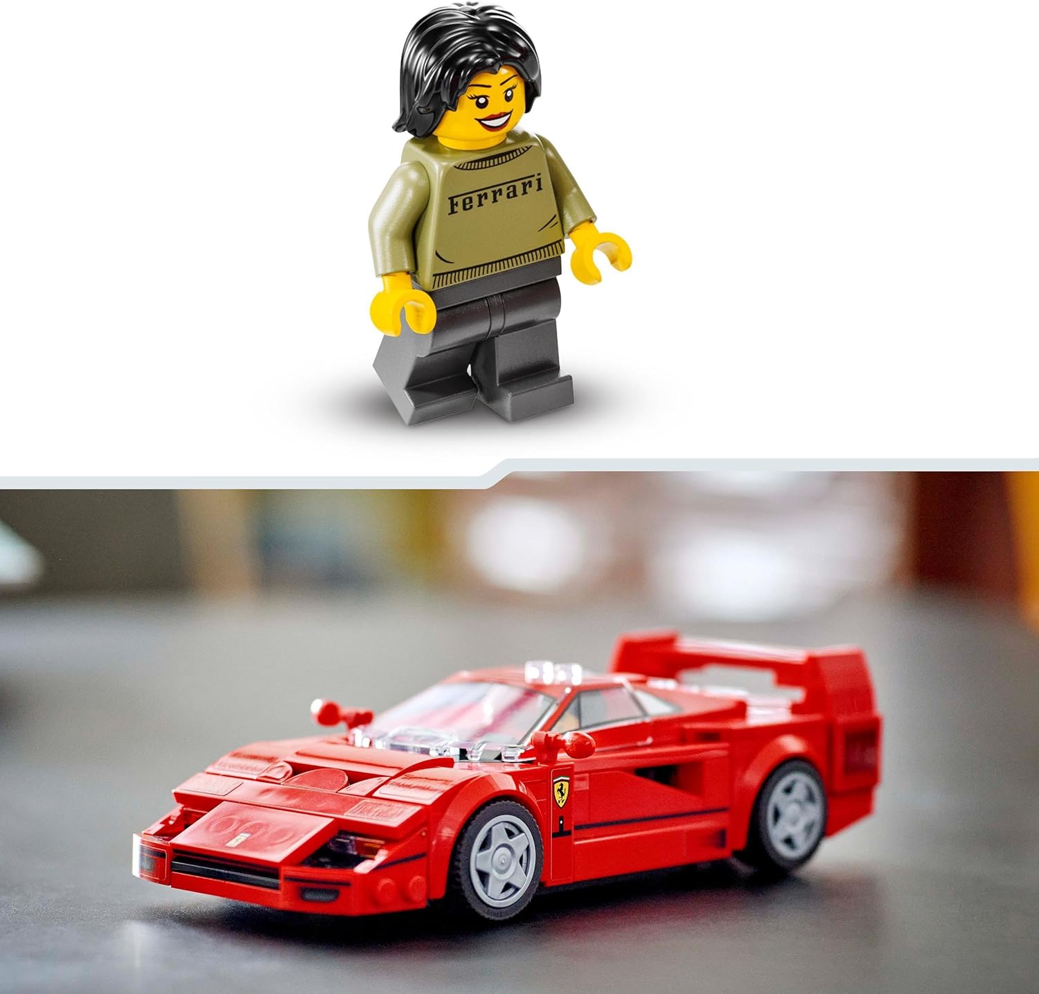 LEGO Speed Champions Ferrari F40 Supercar Buildable Vehicle - 318-Piece Toy Car for Ages 9+ 7