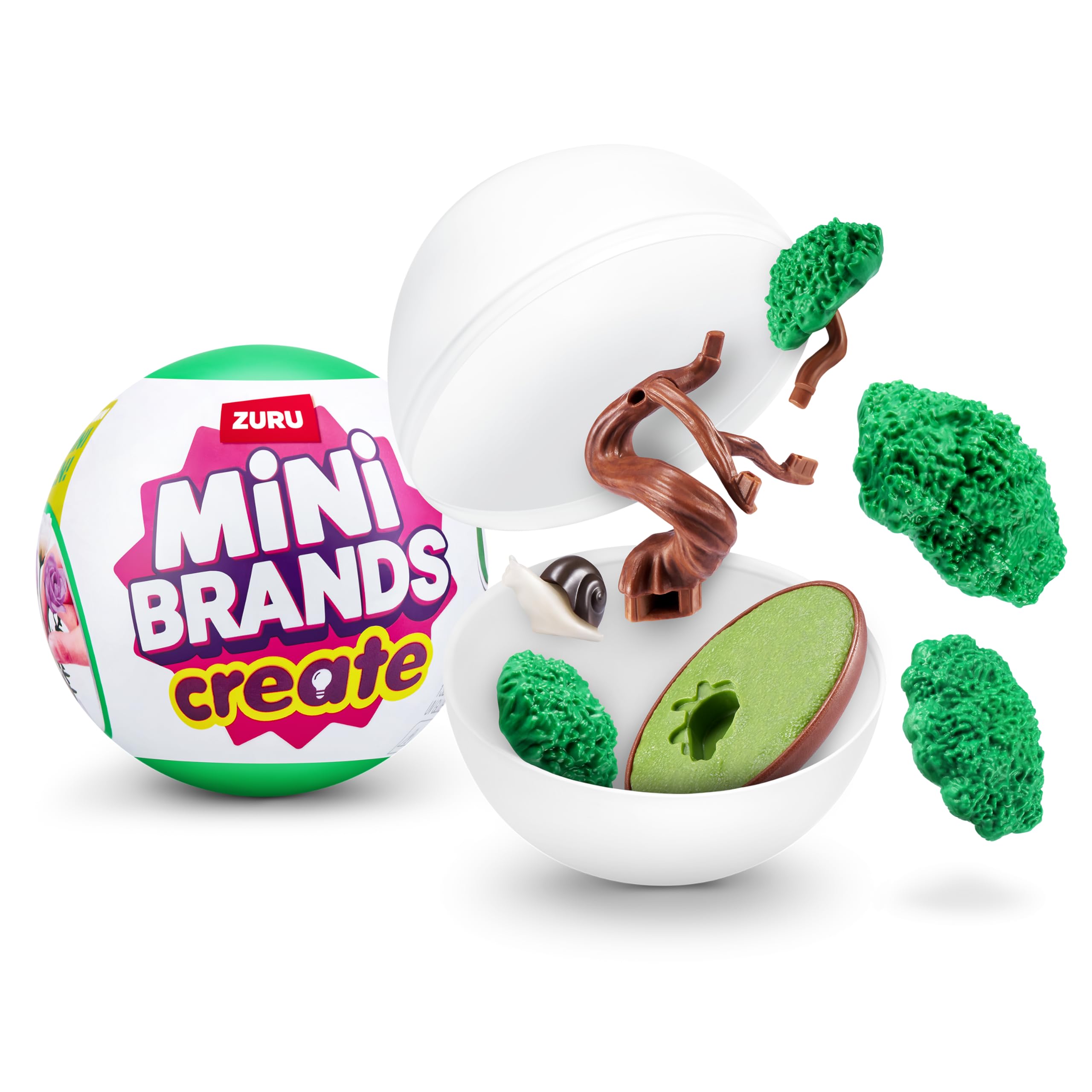 Mini Brands Create Garden, Series 1 - Buildable Collectible Miniature Garden Playset