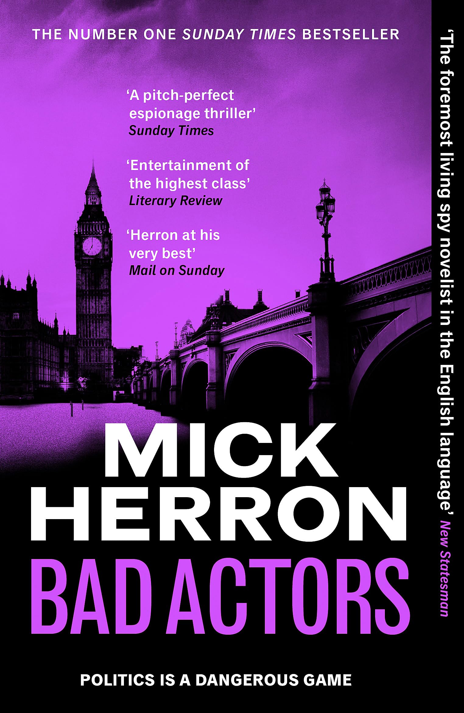 Baskerville Bad Actors by Mick Herron | Political Thriller Paperback 1