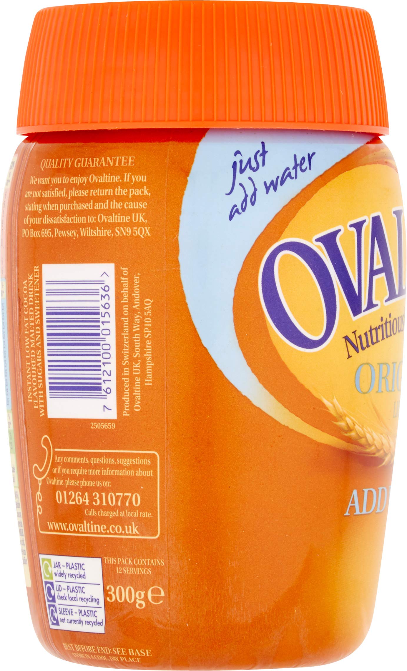 Ovaltine Original Add Milk 300g 5