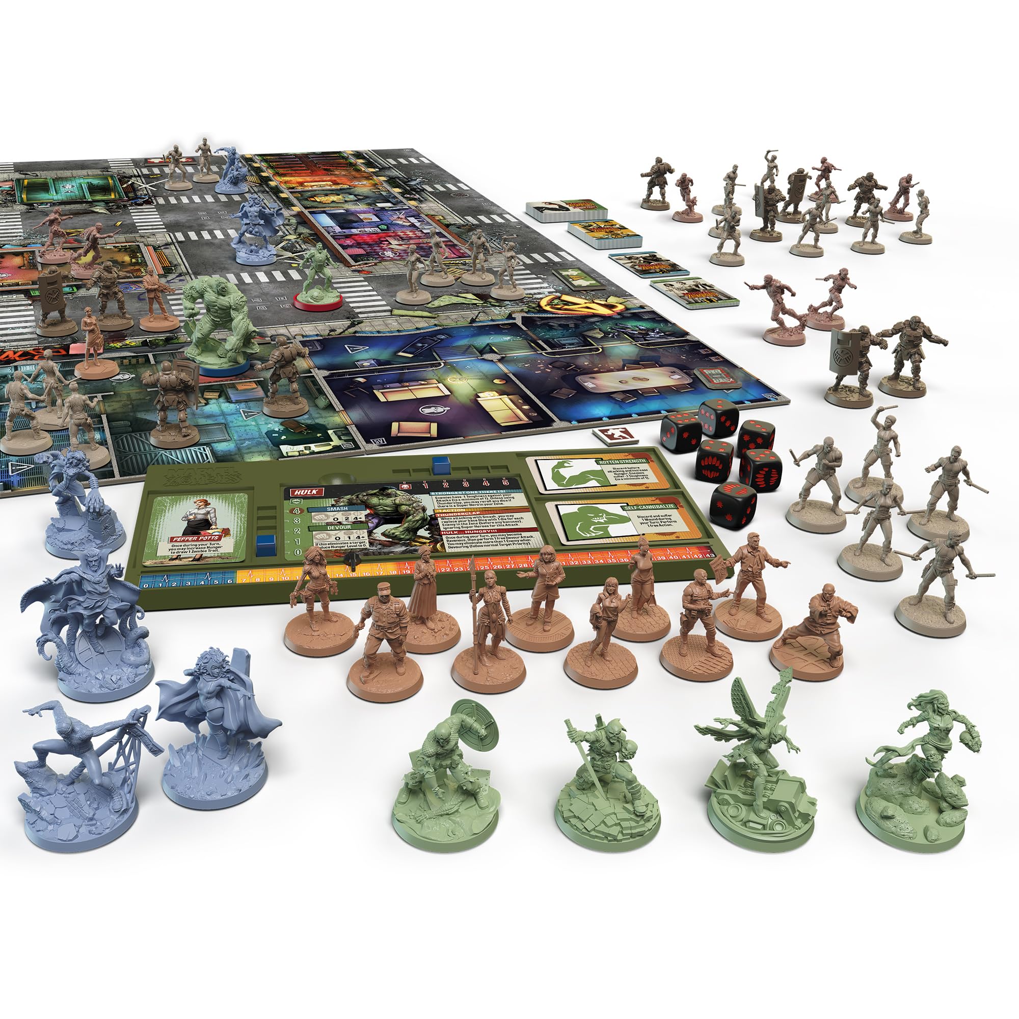 CMON Marvel Zombies: Core Box Miniatures Board Game 6