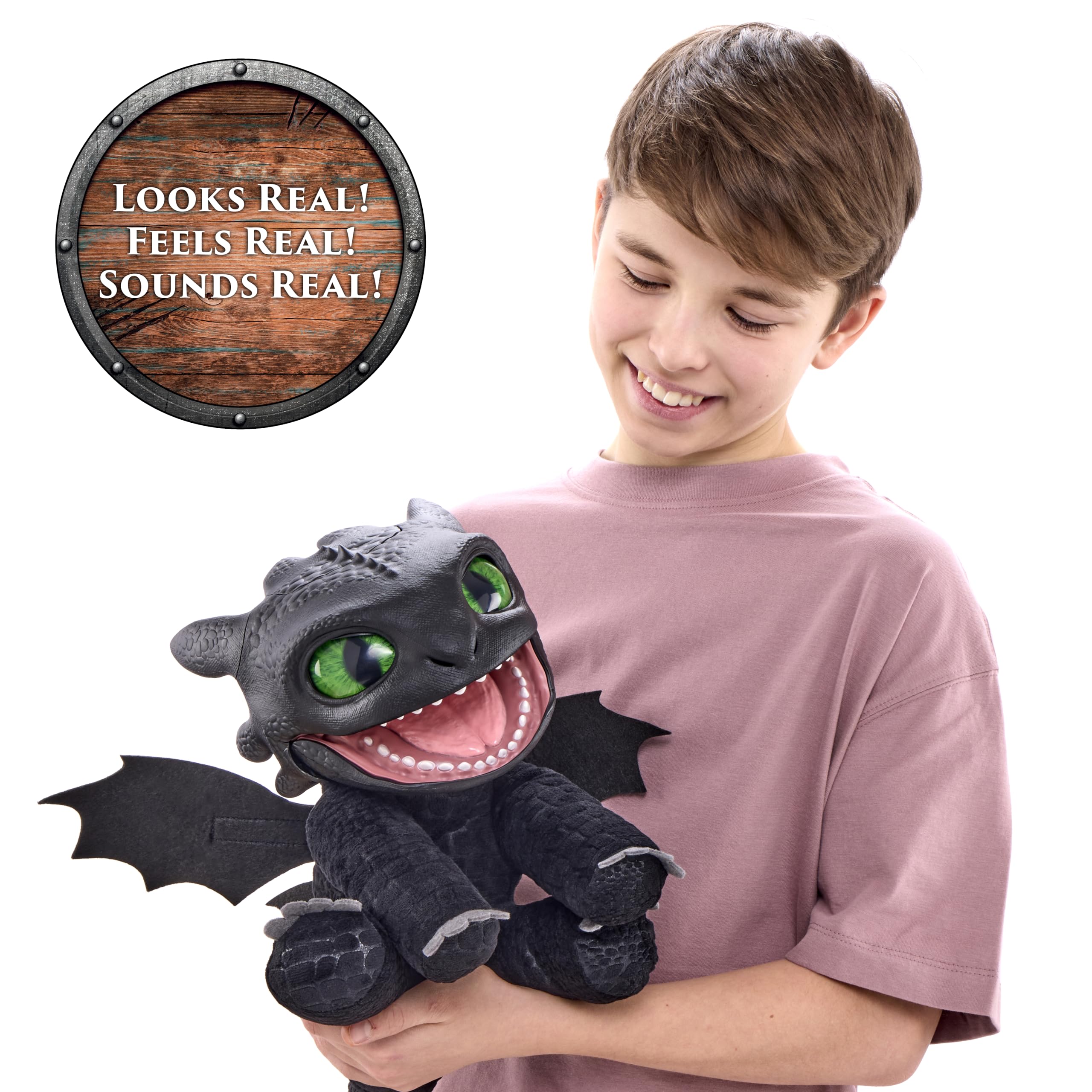 Toothless Puppetronic by RealFX - Animatronic Dragon with Sound & Smoke Effects 5