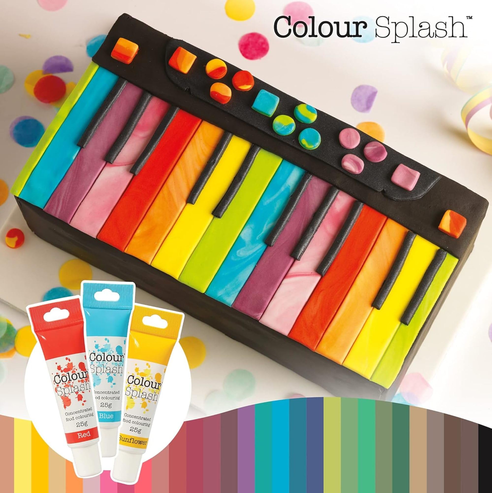 Colour Splash Food Colouring Gel - Highly Concentrated | Jade | 25 g 5