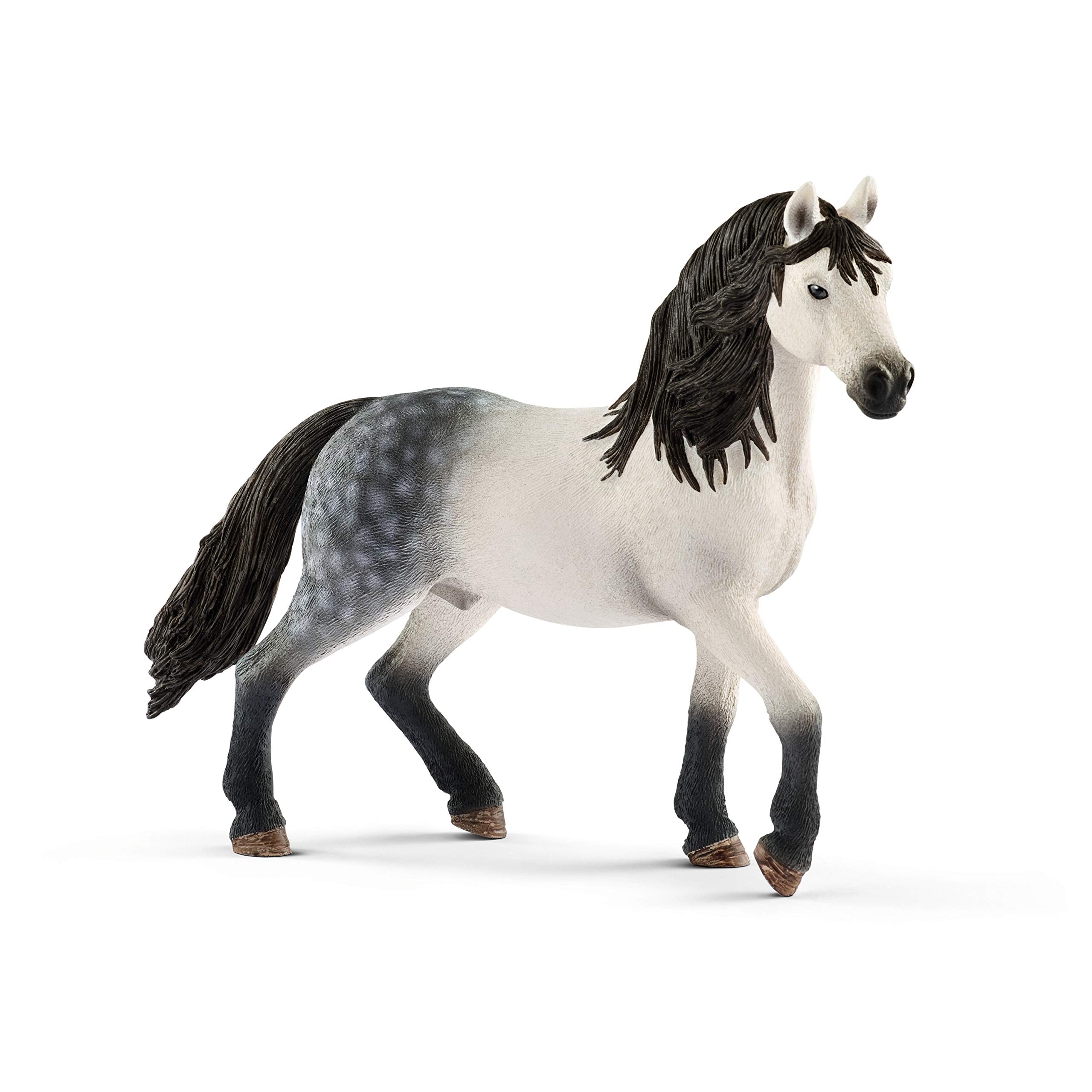 Schleich 13821 Andalusian Stallion - Horse Club Figurine for Kids 5+