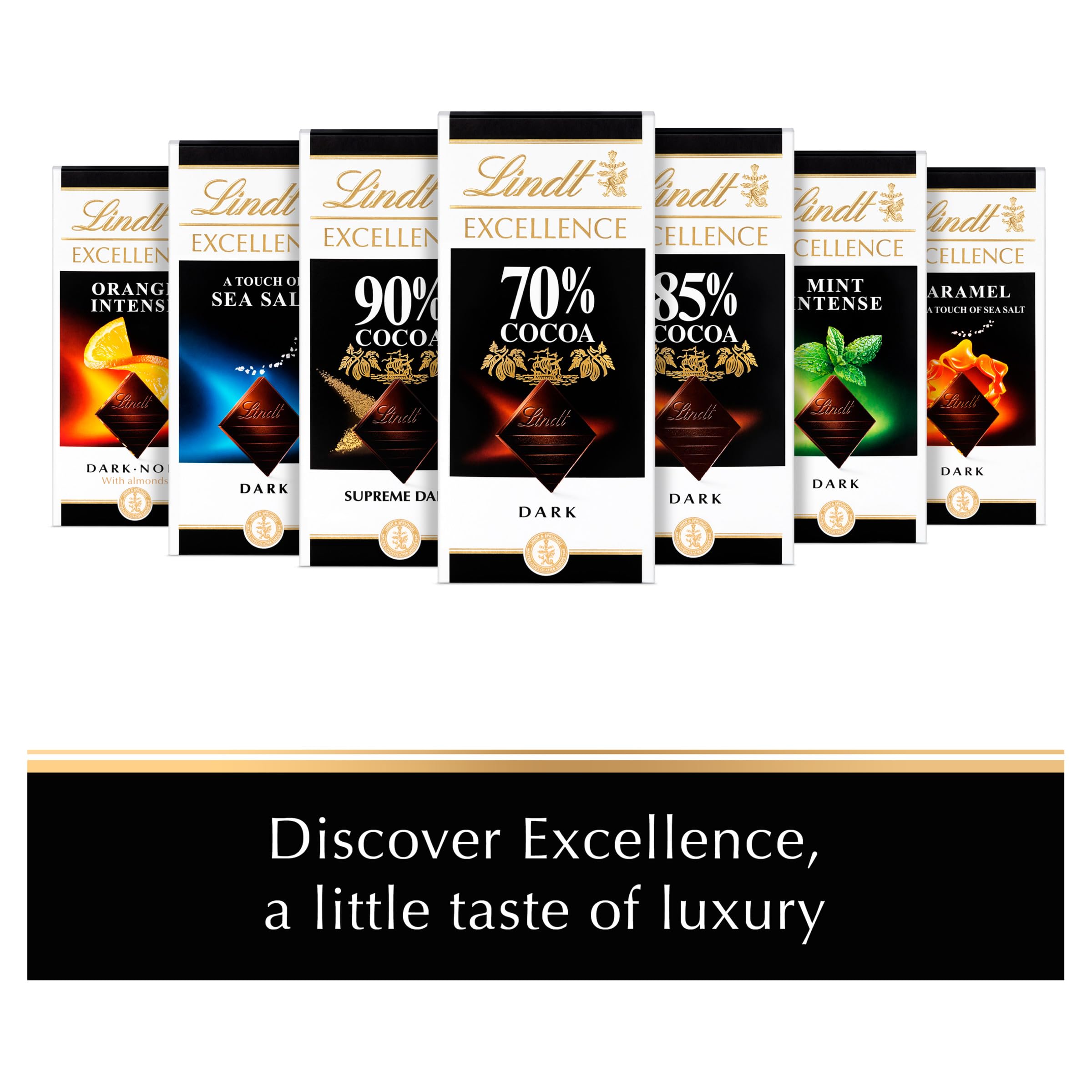 Lindt Excellence Supreme Dark 90% Kakao Schokoladentafel 100g 7
