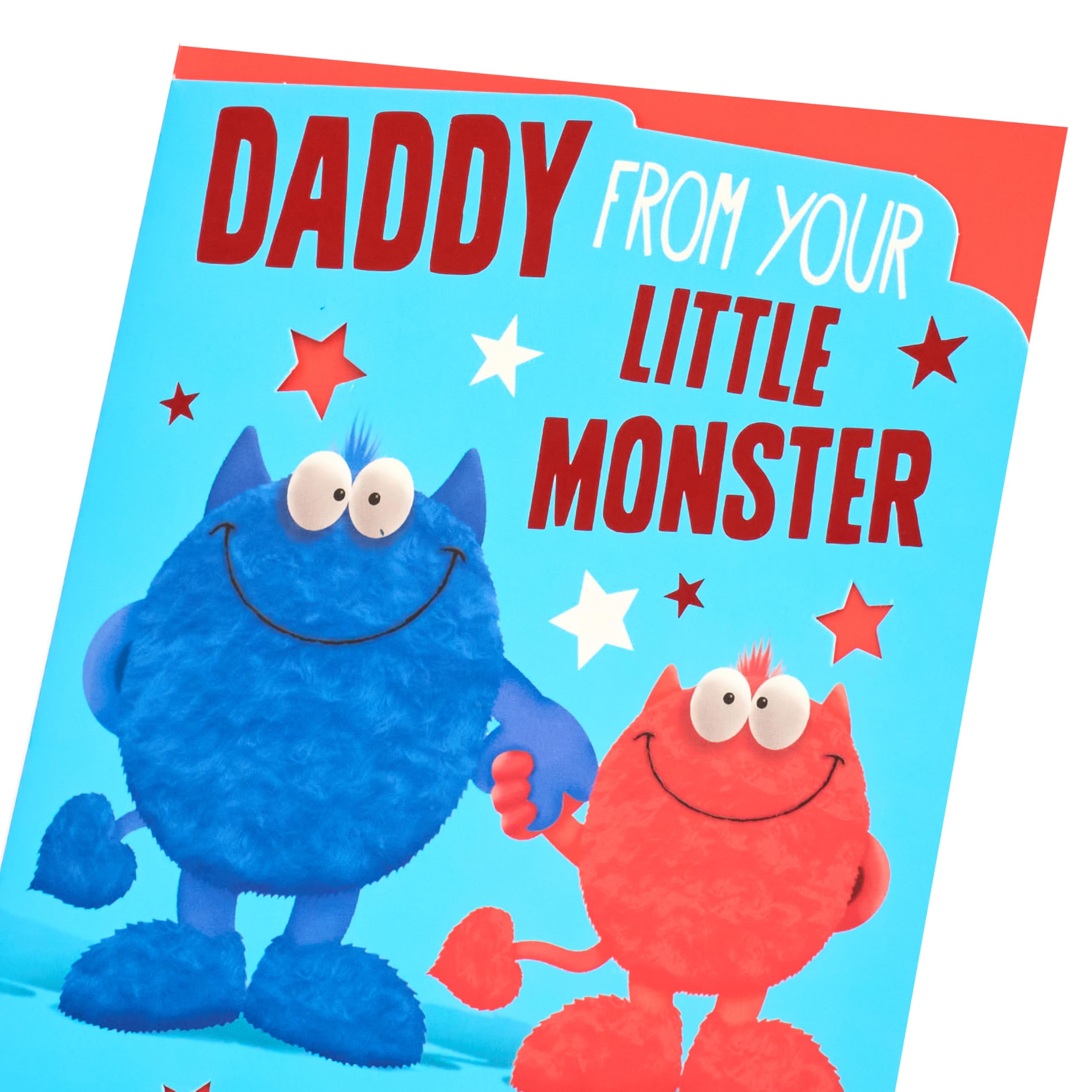 UK Greetings Father's Day Card for Daddy | Monster Illustration | 15.9 x 18.4 cm 4
