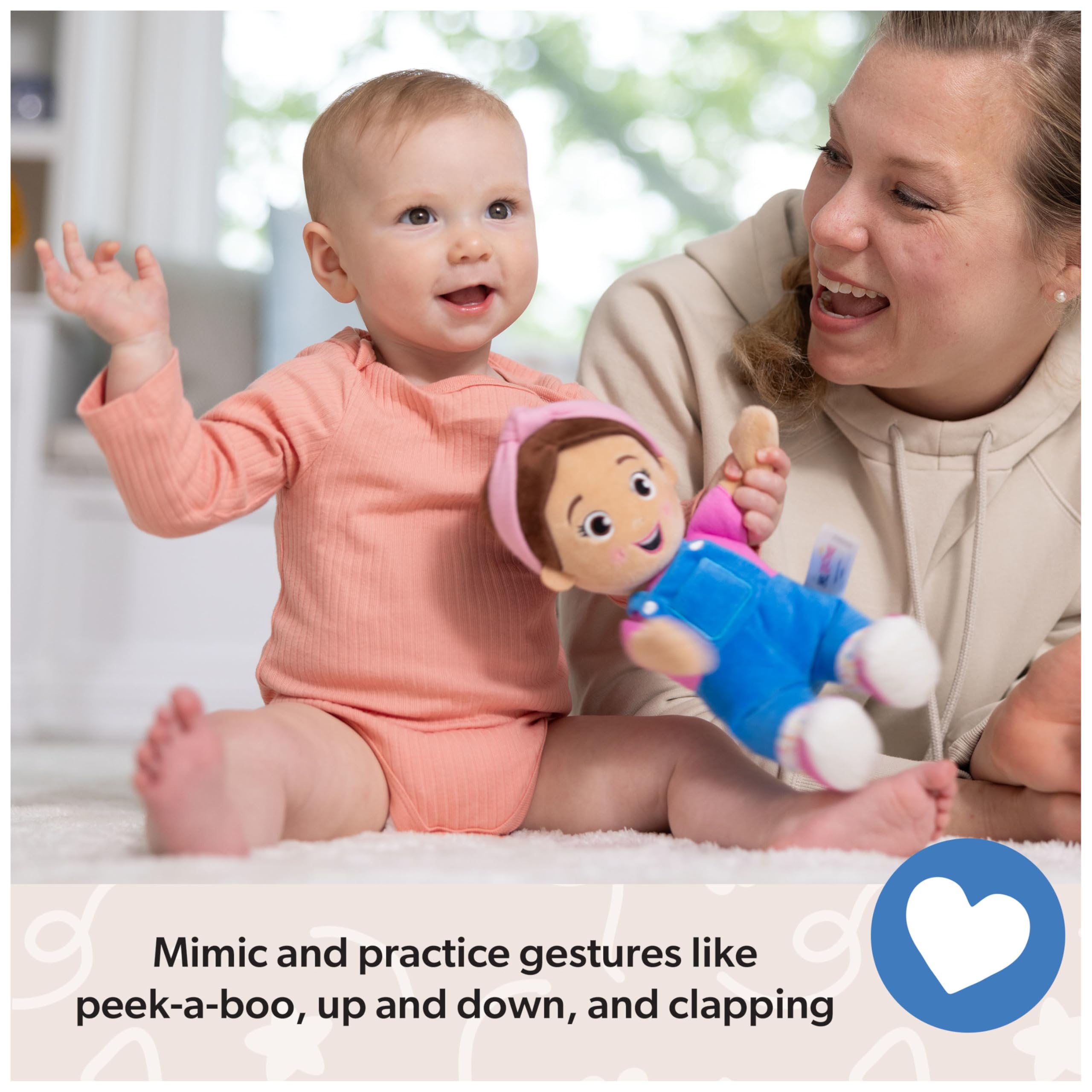 Ms. Rachel Cuddle & Comfort Doll - Soft Plush Baby Toy for Ages 6 Months+ 8