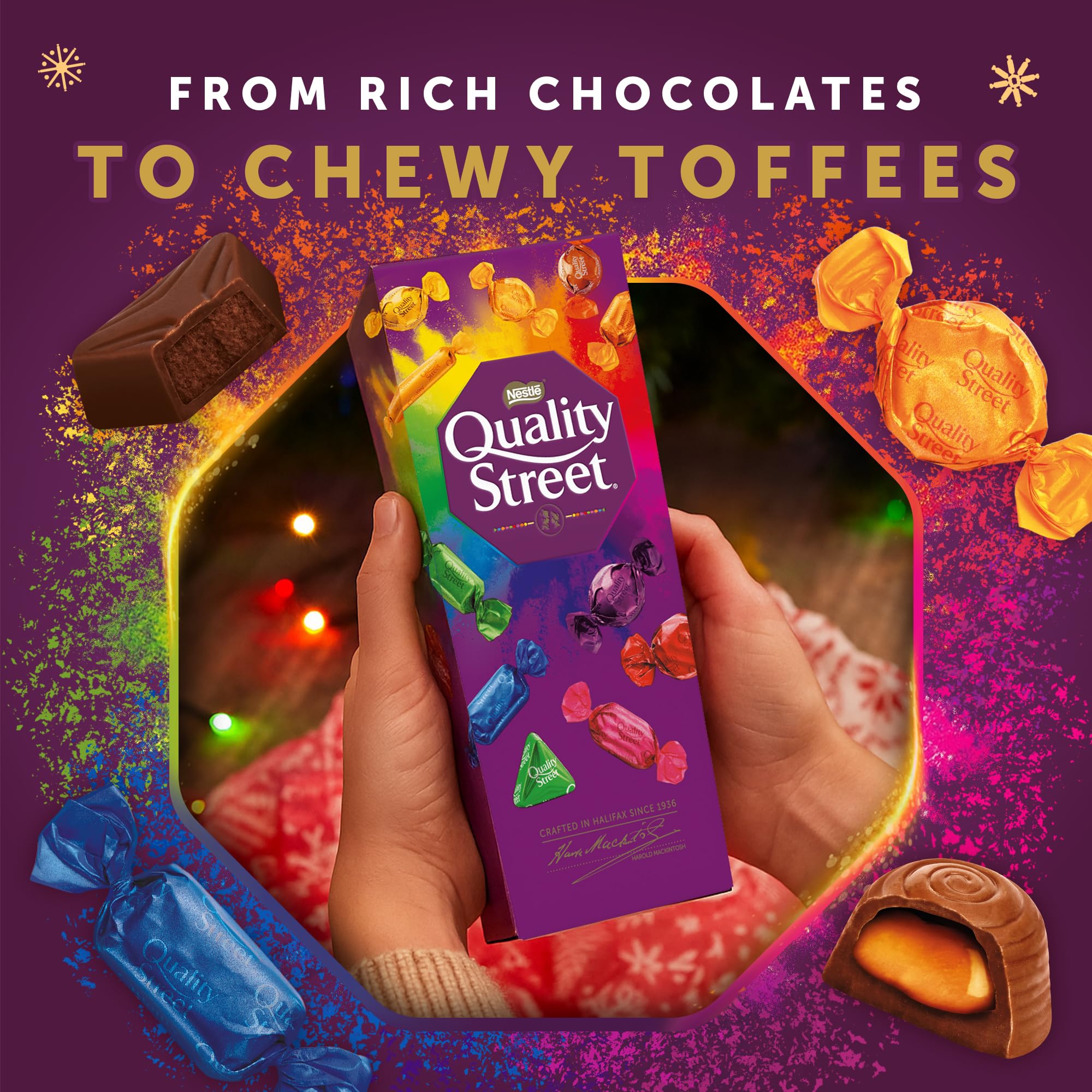 Quality Street Assorted Chocolates & Toffees 220g Carton 6