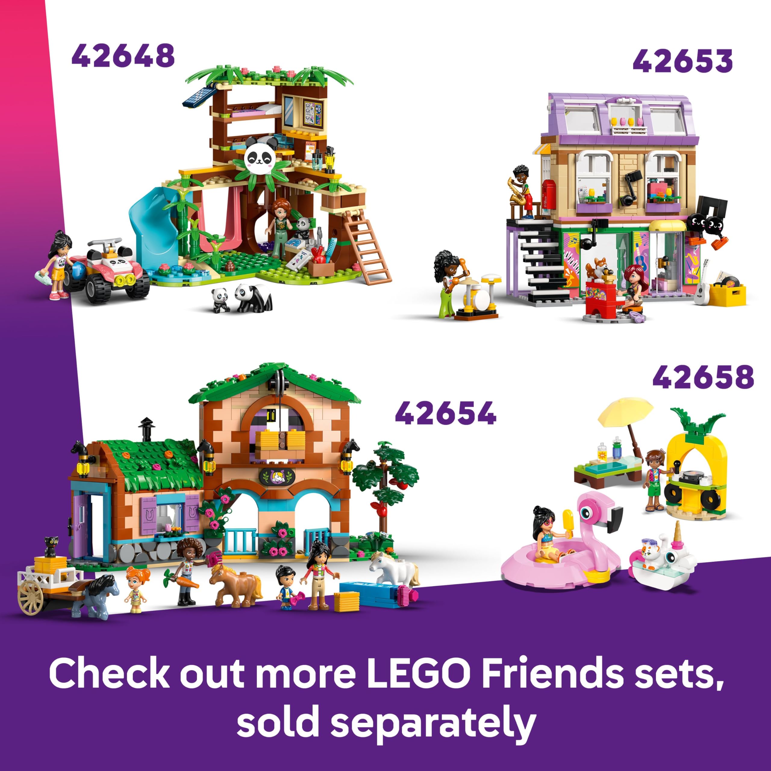 LEGO Friends Friendship Movie Night Playset - Light-Up Projector & 2 Mini Dolls for 6+ Year Olds 8