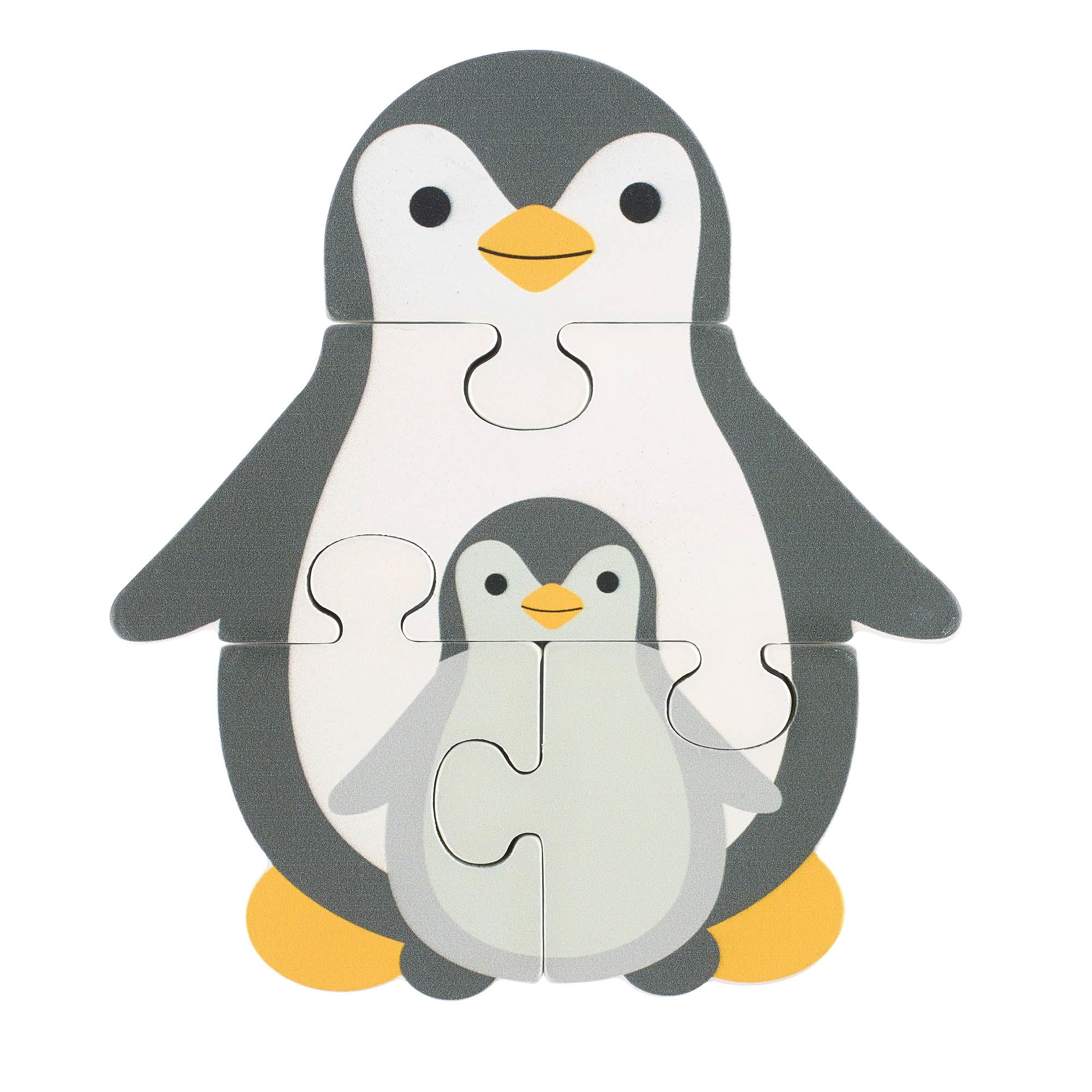 Penguin Mini Wooden Puzzle - Educational Jigsaw for Toddlers 12 Months+