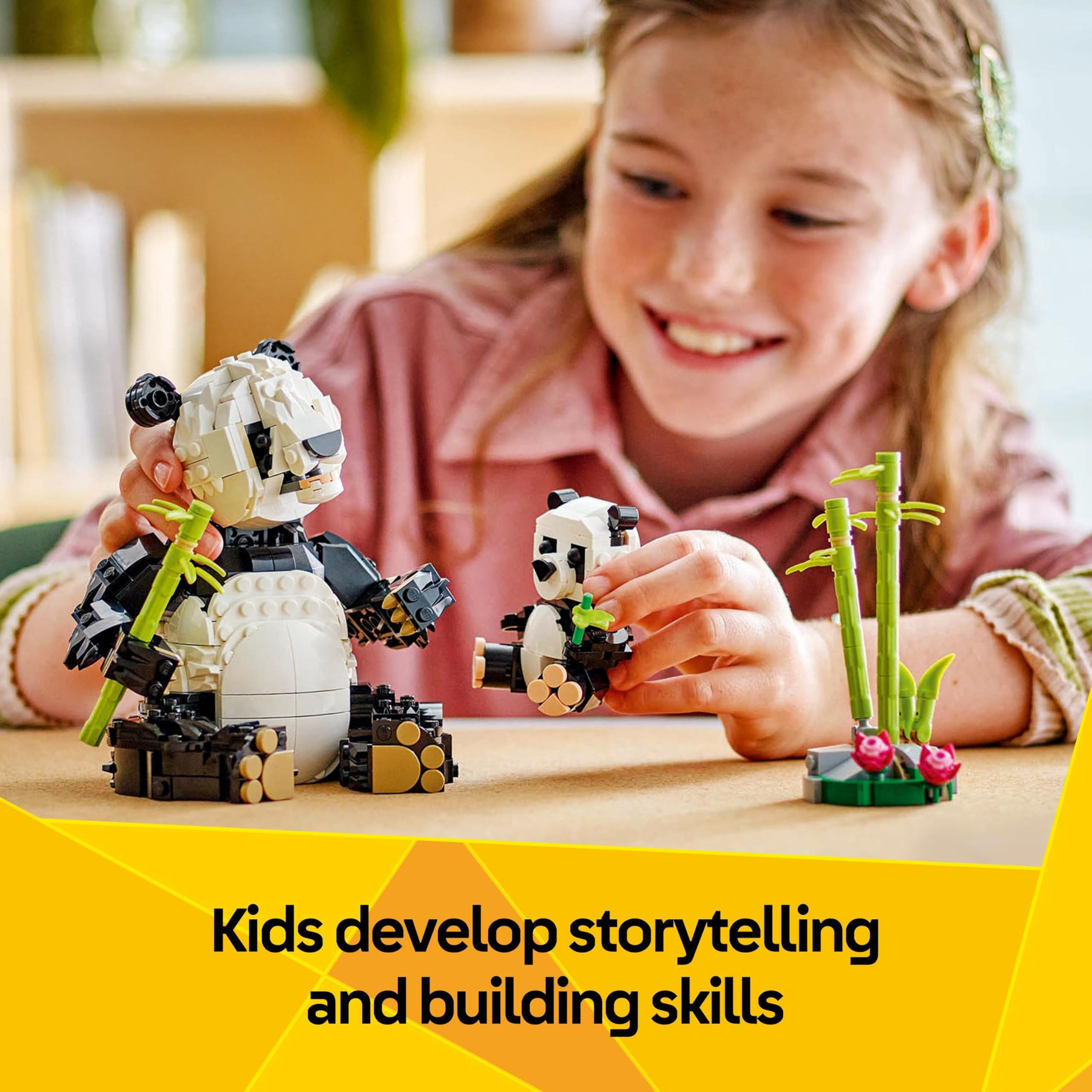 LEGO Creator 3in1 Wild Animals: Panda Family Building Set - Rebuilds into Orca & Penguin 6