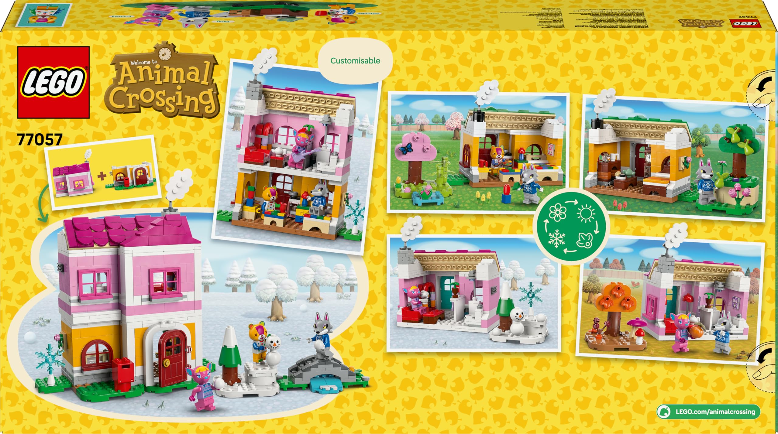 LEGO Animal Crossing Creative Houses: Seasons of Fun (77057) - Building Set 10