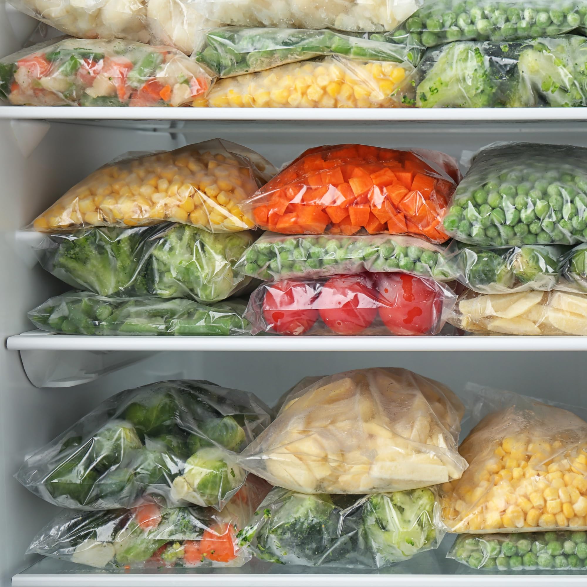 Sealapack Extra Large Reusable Freezer Bags - 10" x 12" Resealable Food Storage Bags (Pack of 15) 3