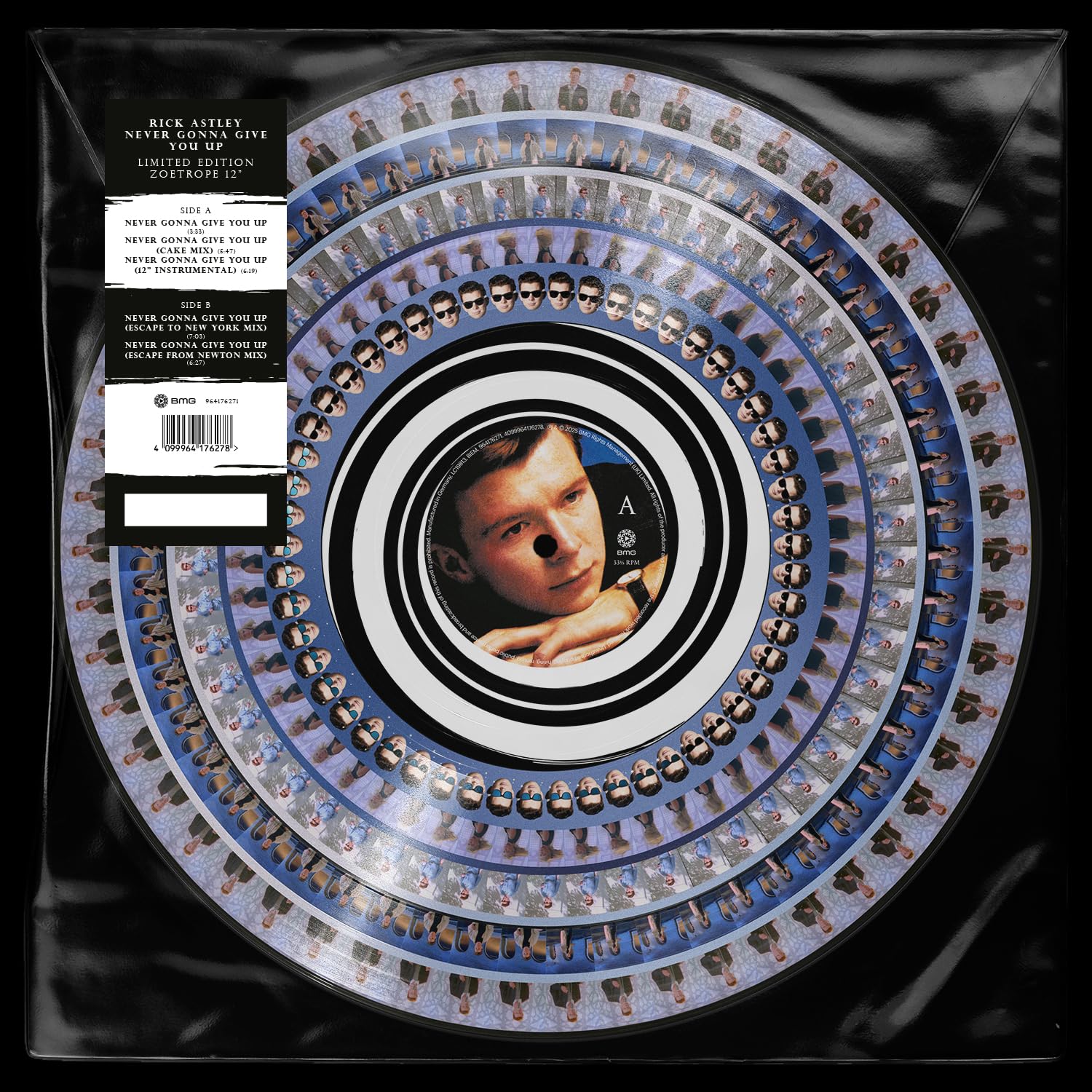 Rick Astley - Never Gonna Give You Up (12” Zoetrope Vinyl)