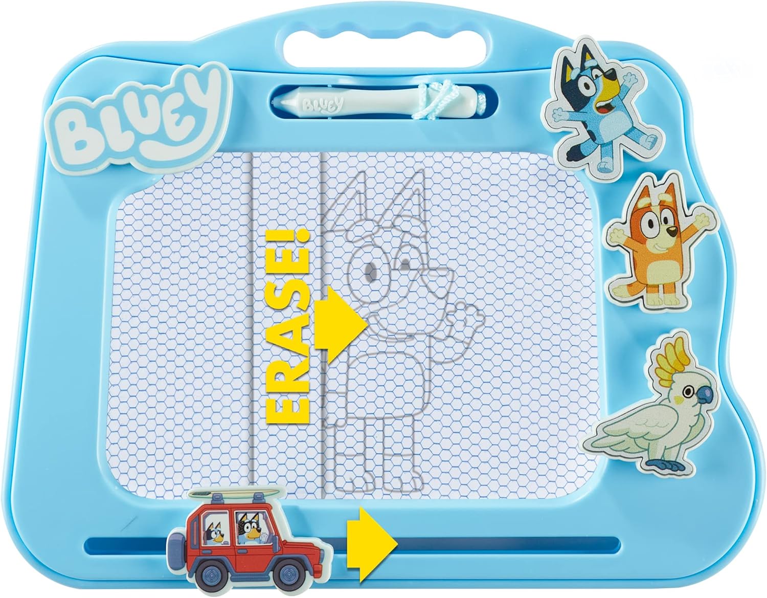 Character Options Bluey Travel Magnetic Scribbler - Portable Drawing Fun for Kids 6