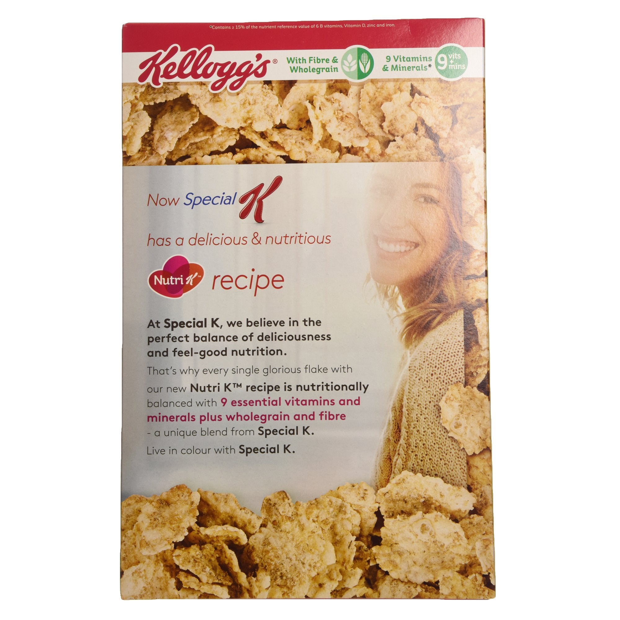 Special K Red Berries Frühstücksflocken, 500 g Mehrkorn mit gefriergetrockneten Erdbeeren und Kirschen 4