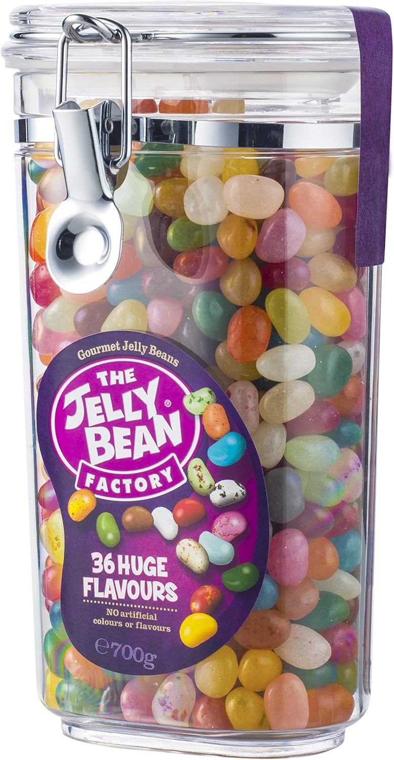 The Jelly Bean Factory 36 riesige Geschmacksrichtungen, 700-g-Glas – Gourmet-Jelly-Beans-Geschenk 6