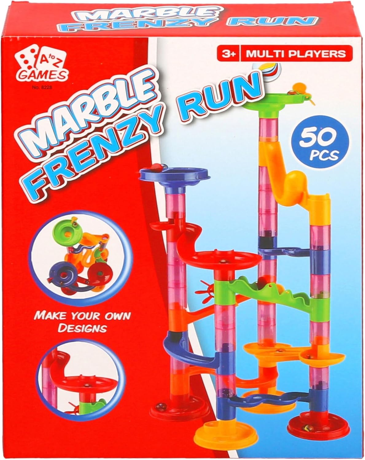 Marble Frenzy Run - 50-Piece Building Set for Ages 3+ 3