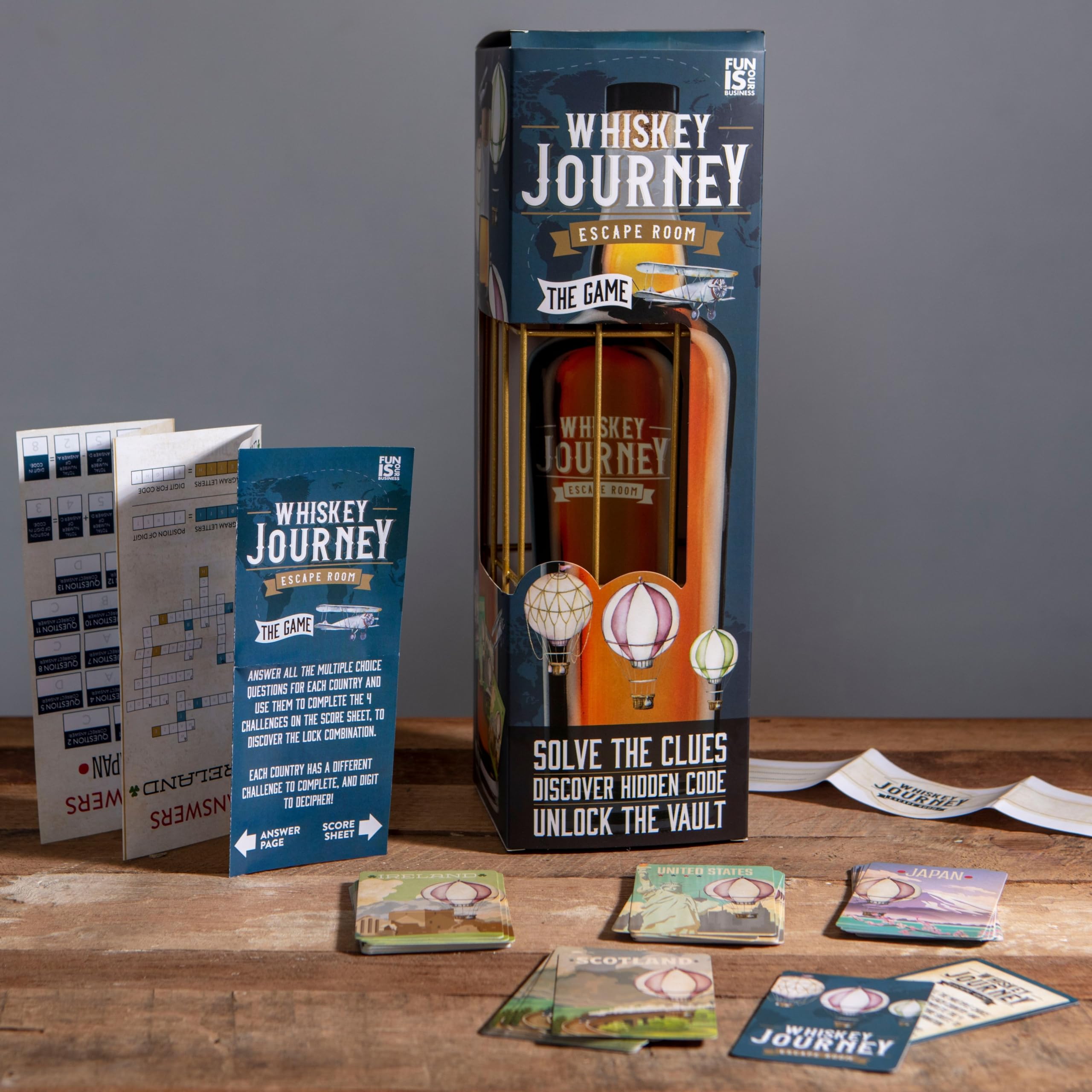 Boxer Gifts Whiskey Escape Room Game for Adults - Puzzle Challenge Gift for Whisky Lovers 5