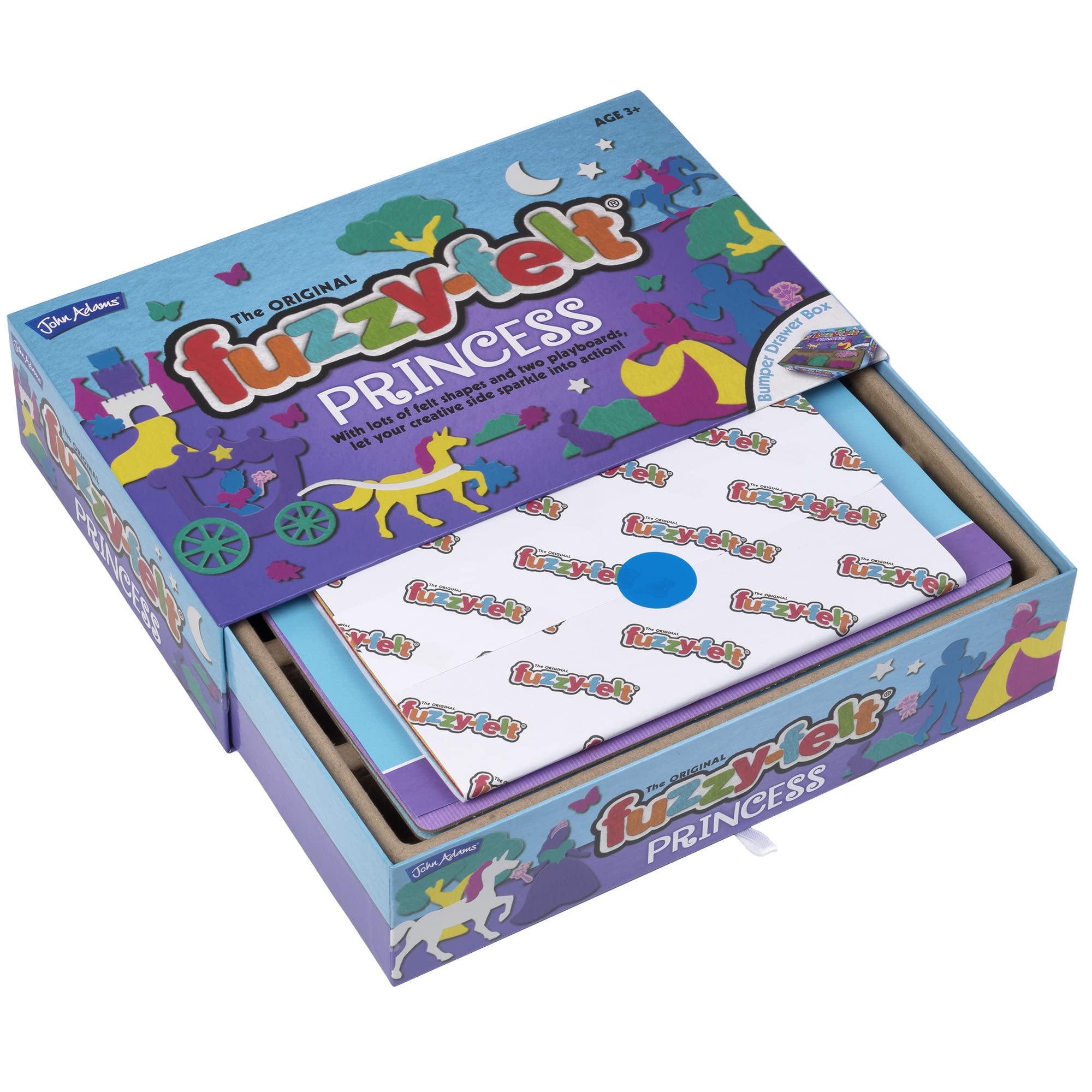 Fuzzy Felt Princess Drawer Set - 200+ Piece Craft Kit for Creative Play 5