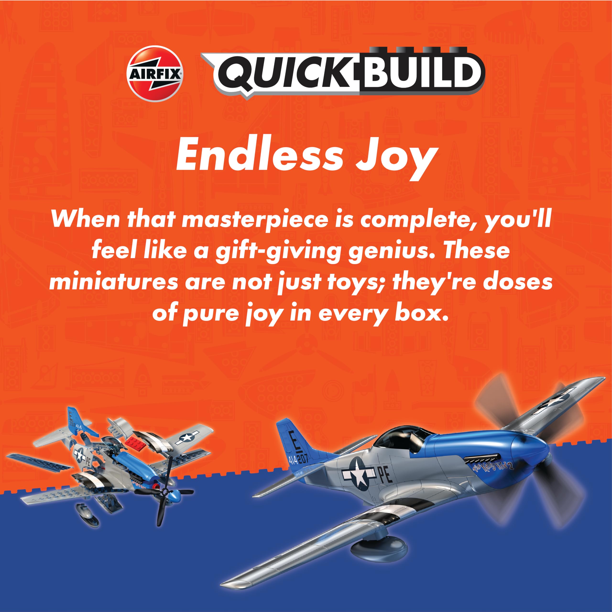 Airfix QUICKBUILD Red Arrows Hawk Modellbausatz J6018 – Zusammensteckbares Flugzeugmodell für Kinder ab 6 Jahren 7