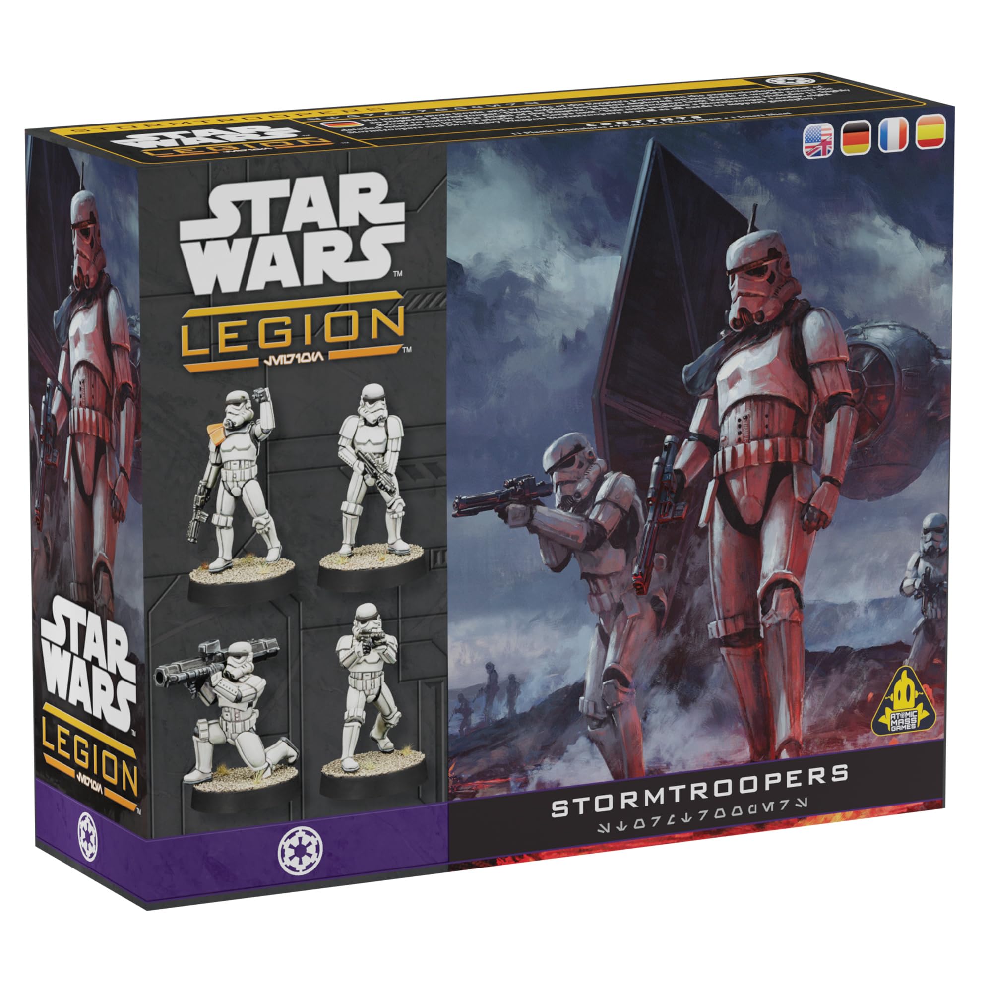 ATOMIC MASS GAMES Star Wars Legion: Stormtroopers Miniatures Board Game | 11 Miniatures | Age 14+ 1
