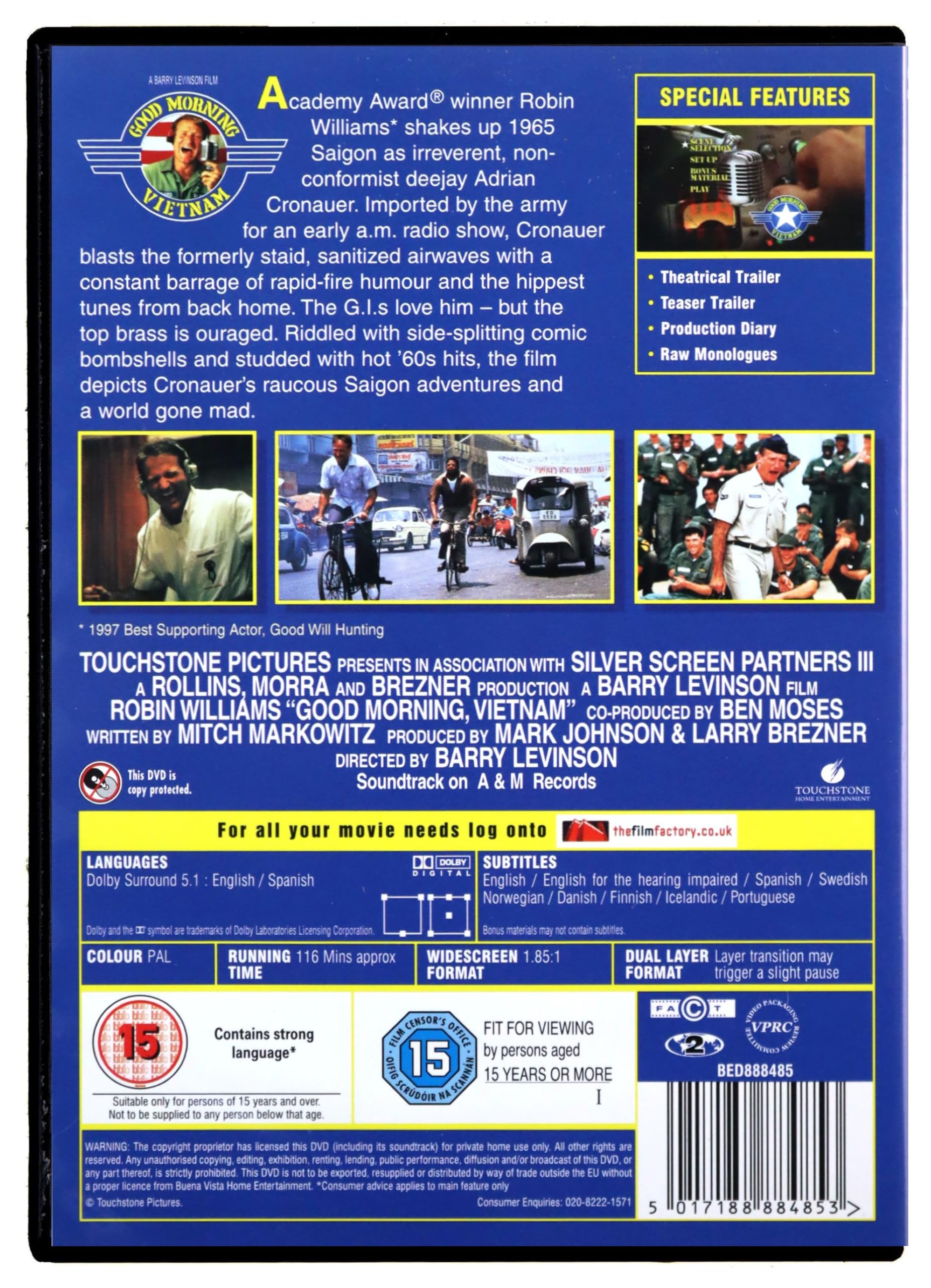 Guten Morgen, Vietnam (1987) - Sonderausgabe [DVD] 4