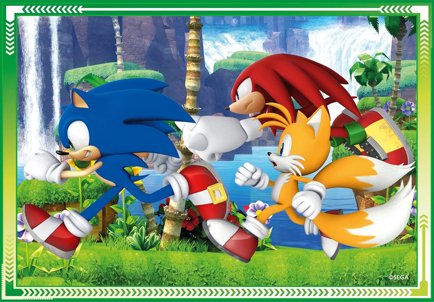 Clementoni 21522 Sonic Puzzle - 4-in-1 Educational Jigsaw Puzzle for Toddlers 3 Years+ 6