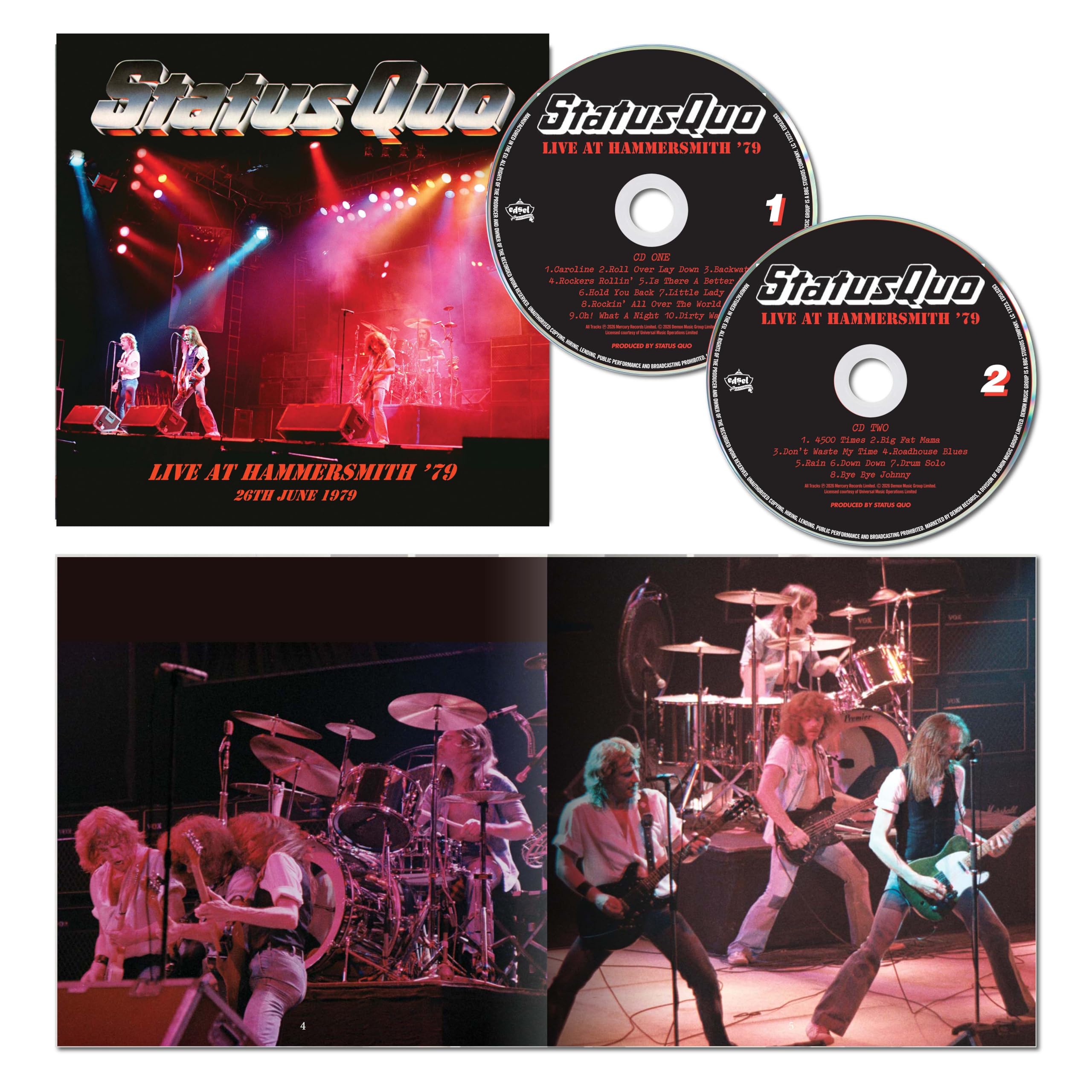 Status Quo - Live In Hammersmith 1979 [Double CD]