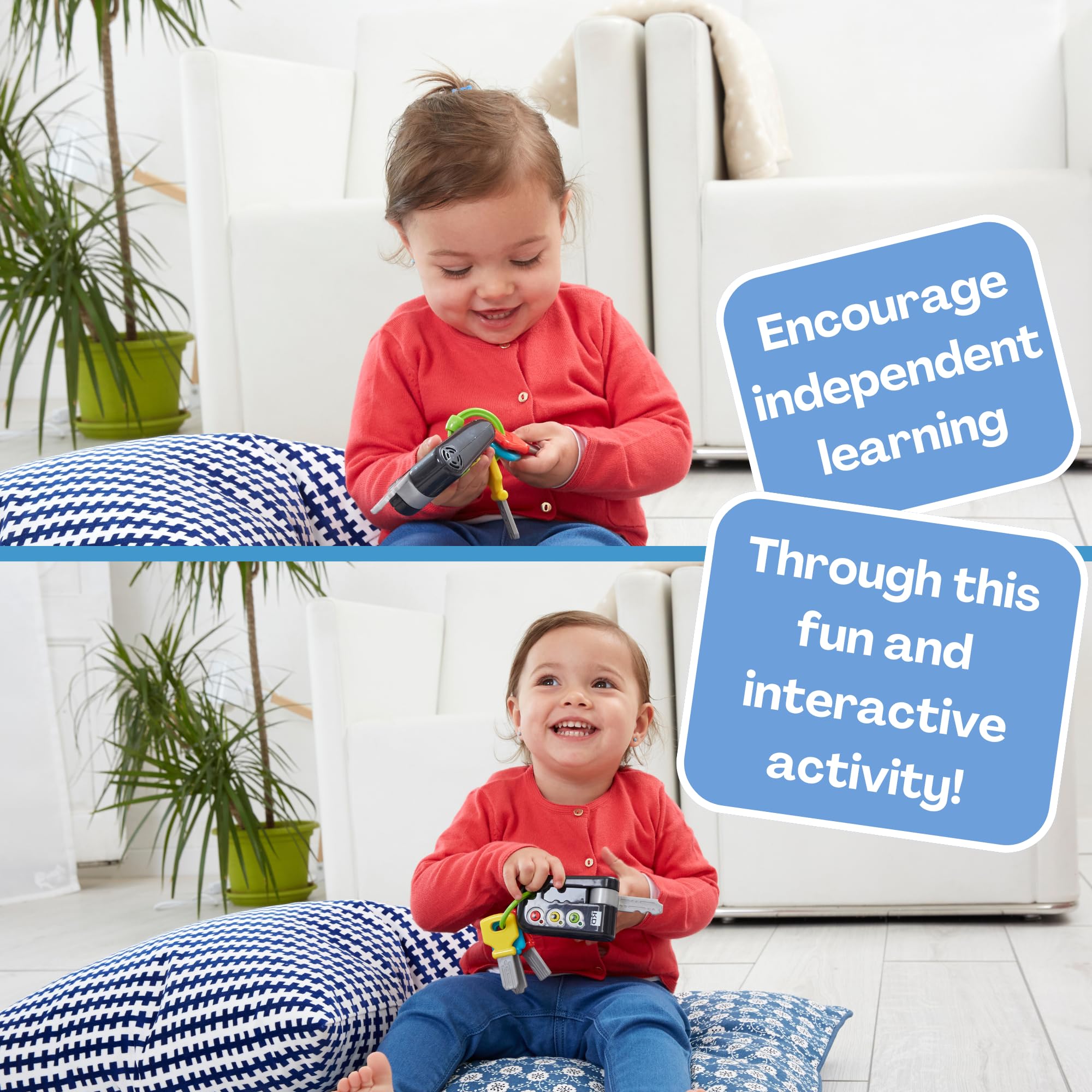 Infini Fun My First Keys Imitation Game - Electronic Toy Car Keys for Kids 18M+ 4