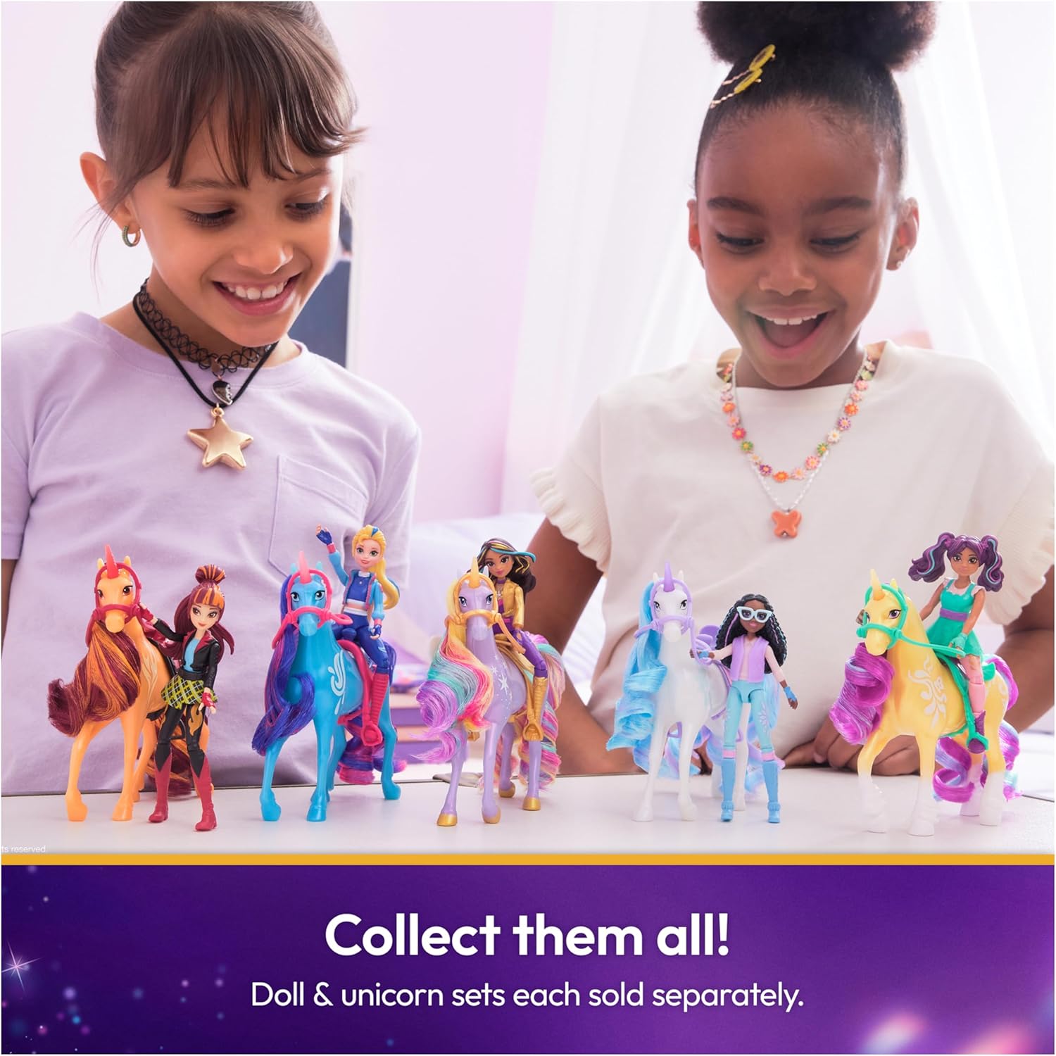 Unicorn Academy Sophia & Wildstar Set - Posable Doll and Unicorn Playset for Ages 4+ 6